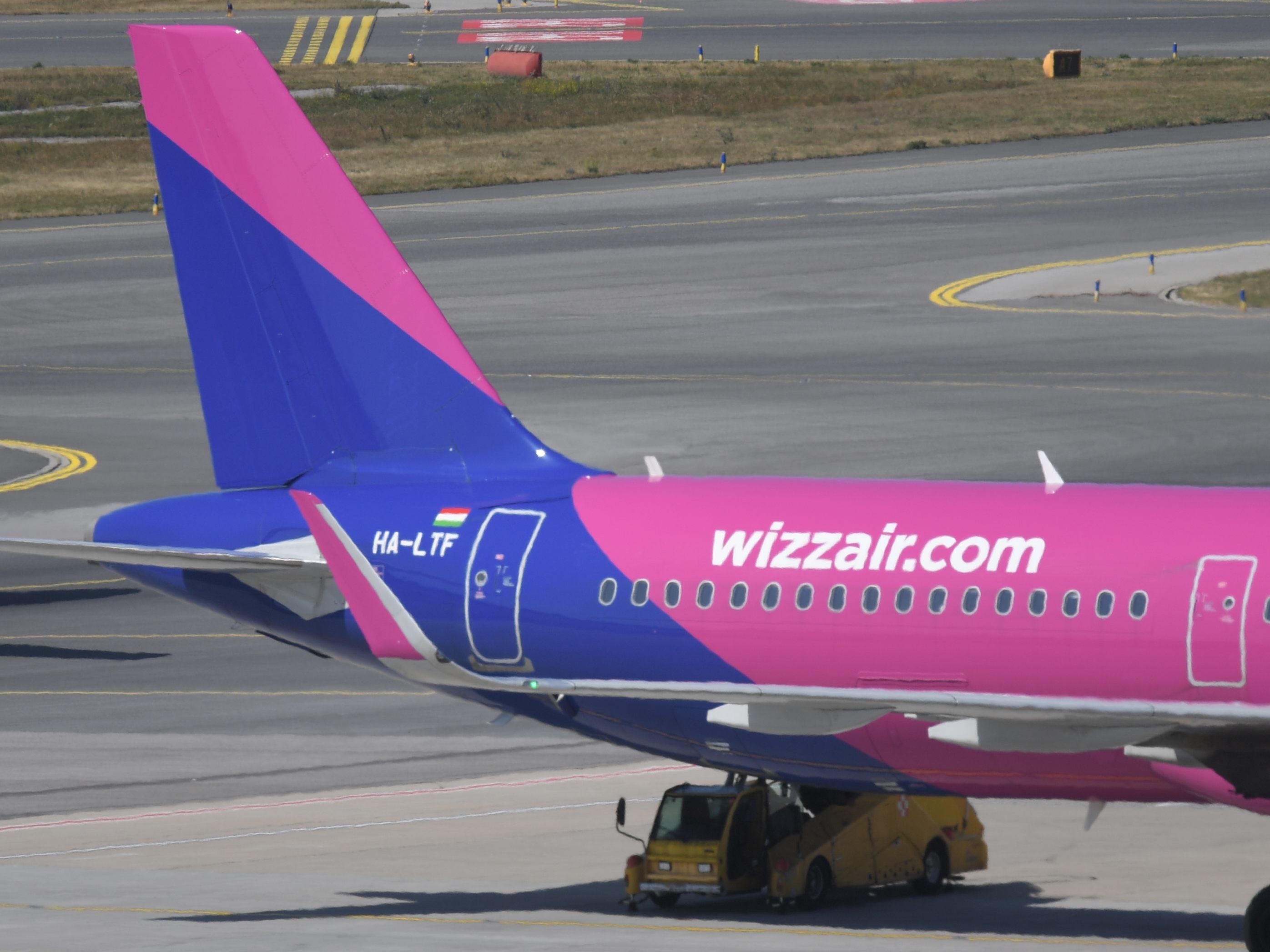 Im Dezember hat Wizz Air die Flotte in Wien um zwei Flugzeuge aufgestockt.