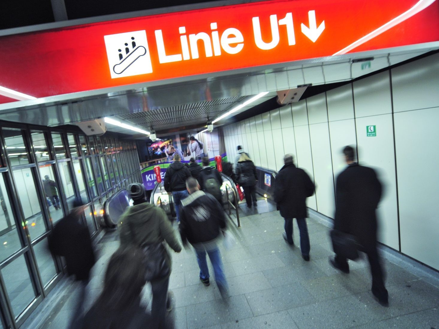 Zu dem Vorfall kam es am Montag auf der U-Bahnlinie U1.