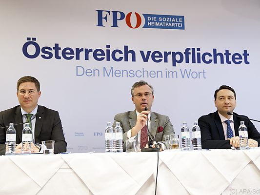 Inhaltlich gab man sich bei der FPÖ zu den Richtlinien noch bedeckt