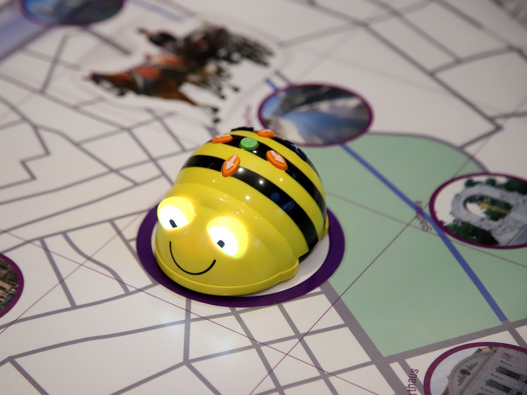 Der Bee-Bot ist Teil der sogenannten Wiener Digi-Box. Der Bee-Bot ist Teil der sogenannten Wiener Digi-Box.