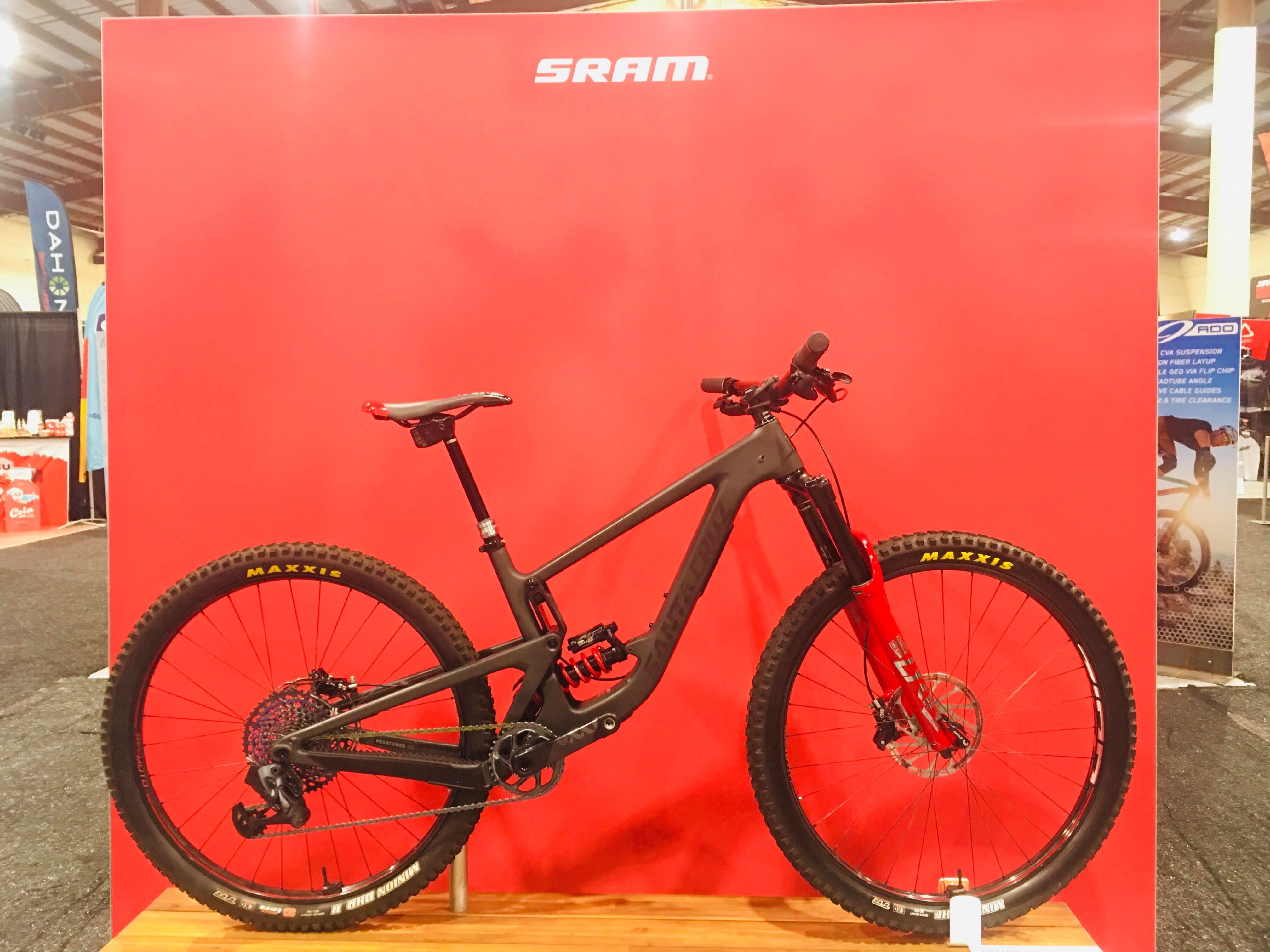 Santa Cruz Bike mit vielen Features