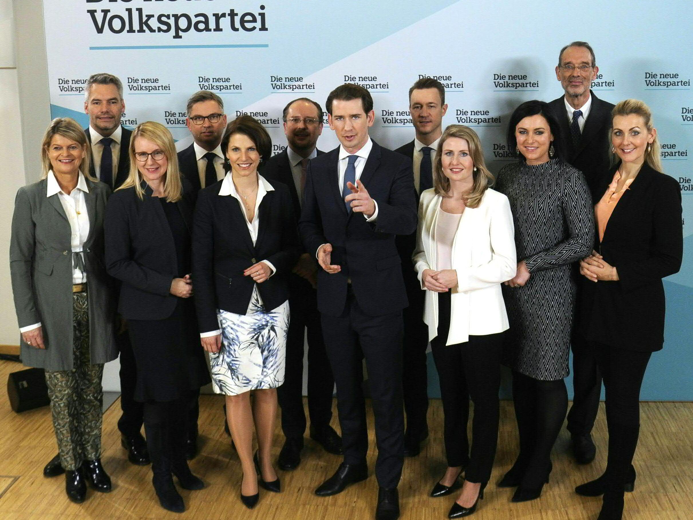 Das sind die ÖVP-Minister der neuen Regierung.