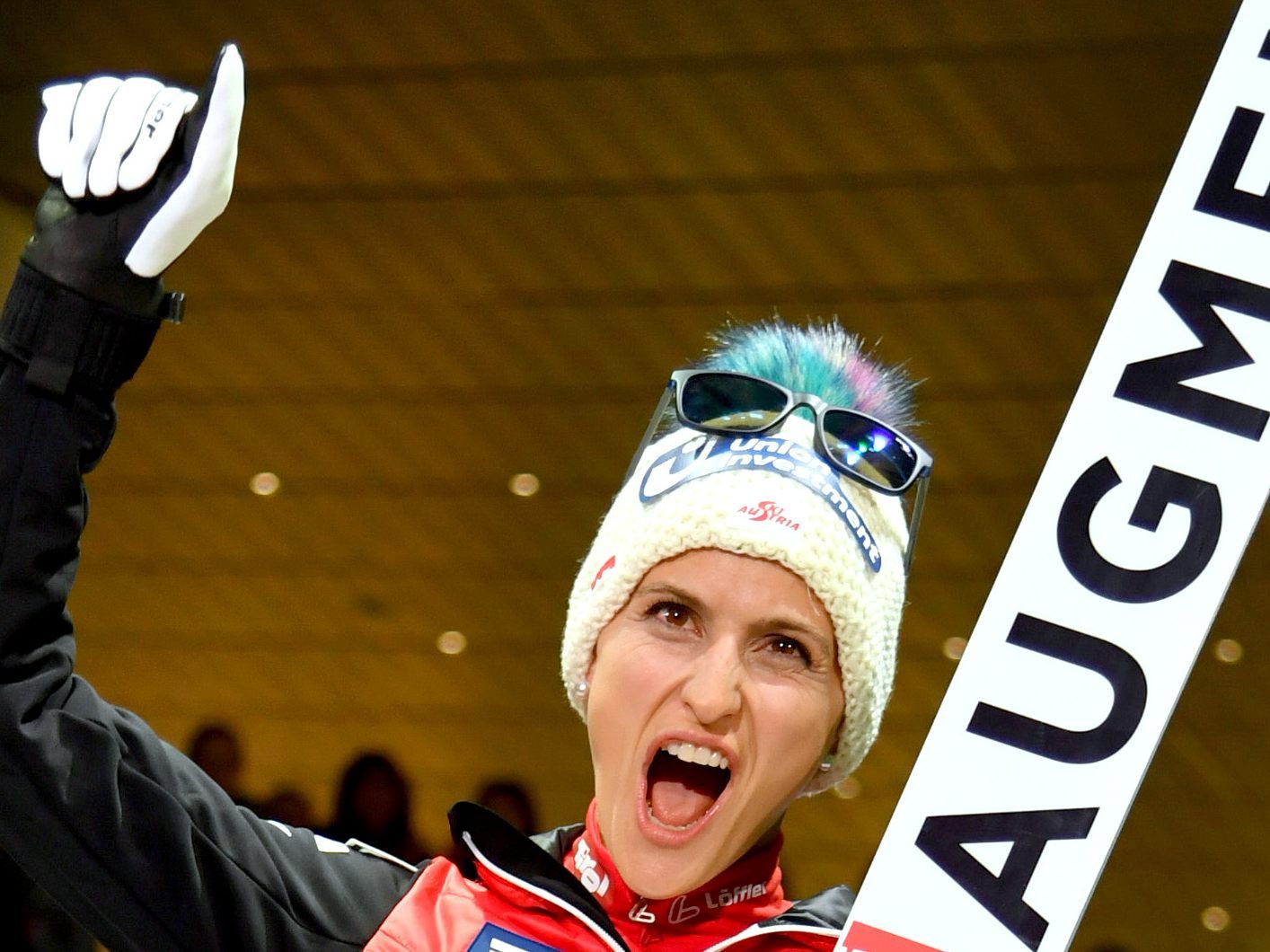 Die Athletin des ÖSV Eva Pinkelnig Die Athletin des ÖSV Eva Pinkelnig