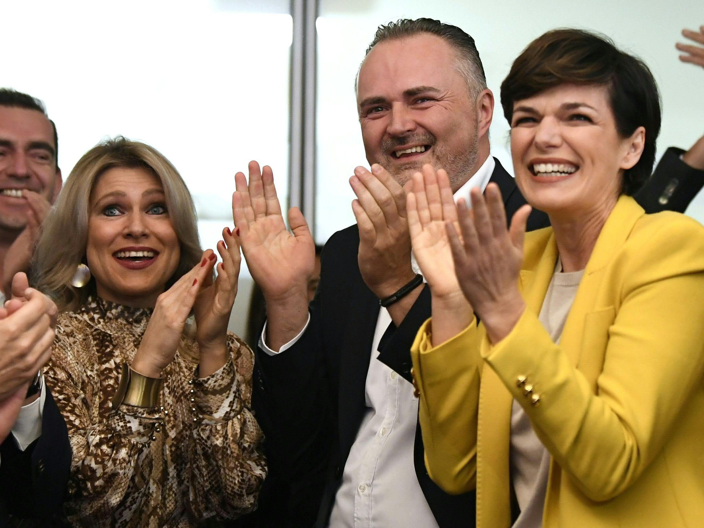 Große Freude bei der SPÖ Große Freude bei der SPÖ