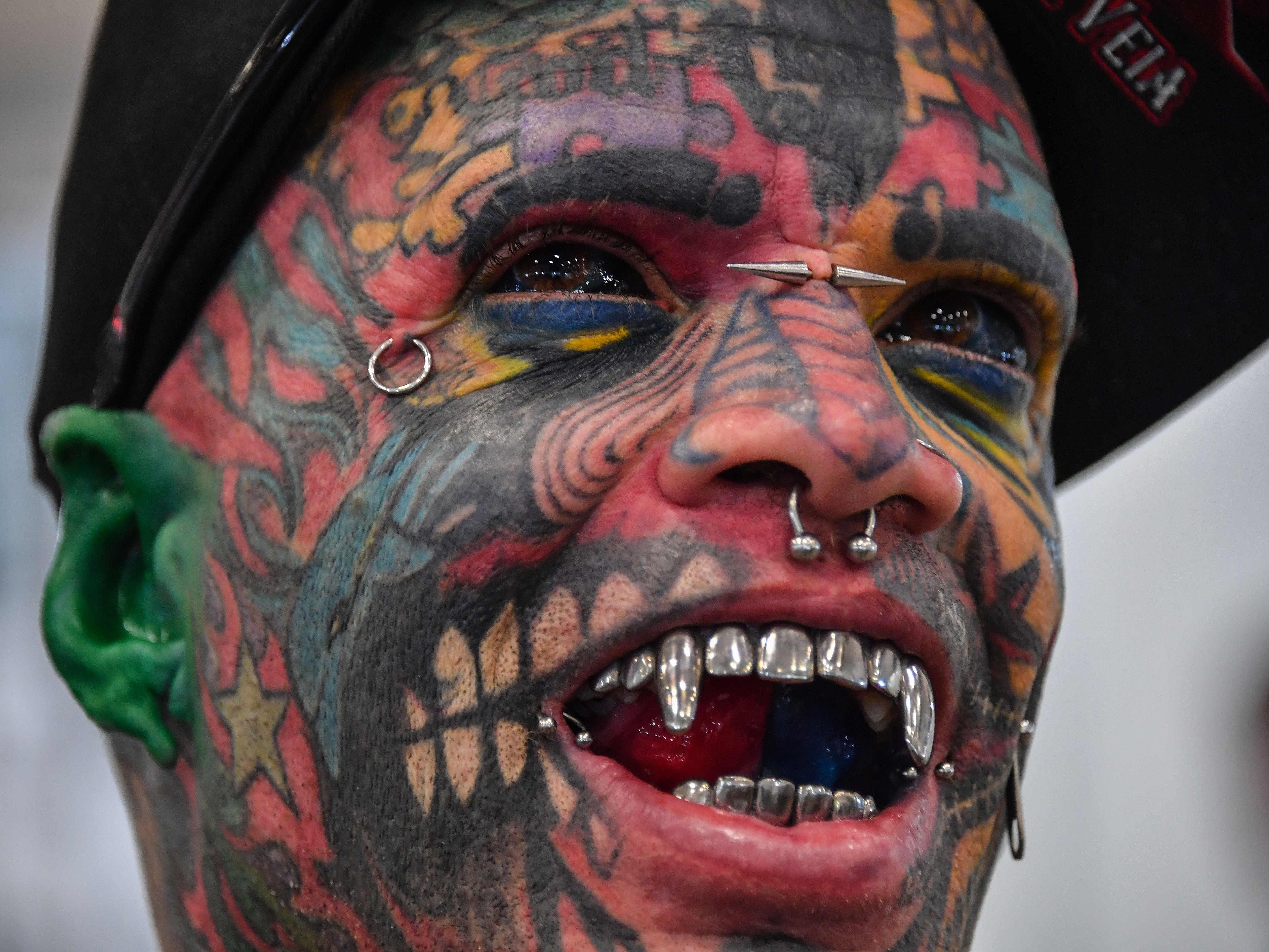 Unglaubliche Körperkunst auf der "Tattoo Week"