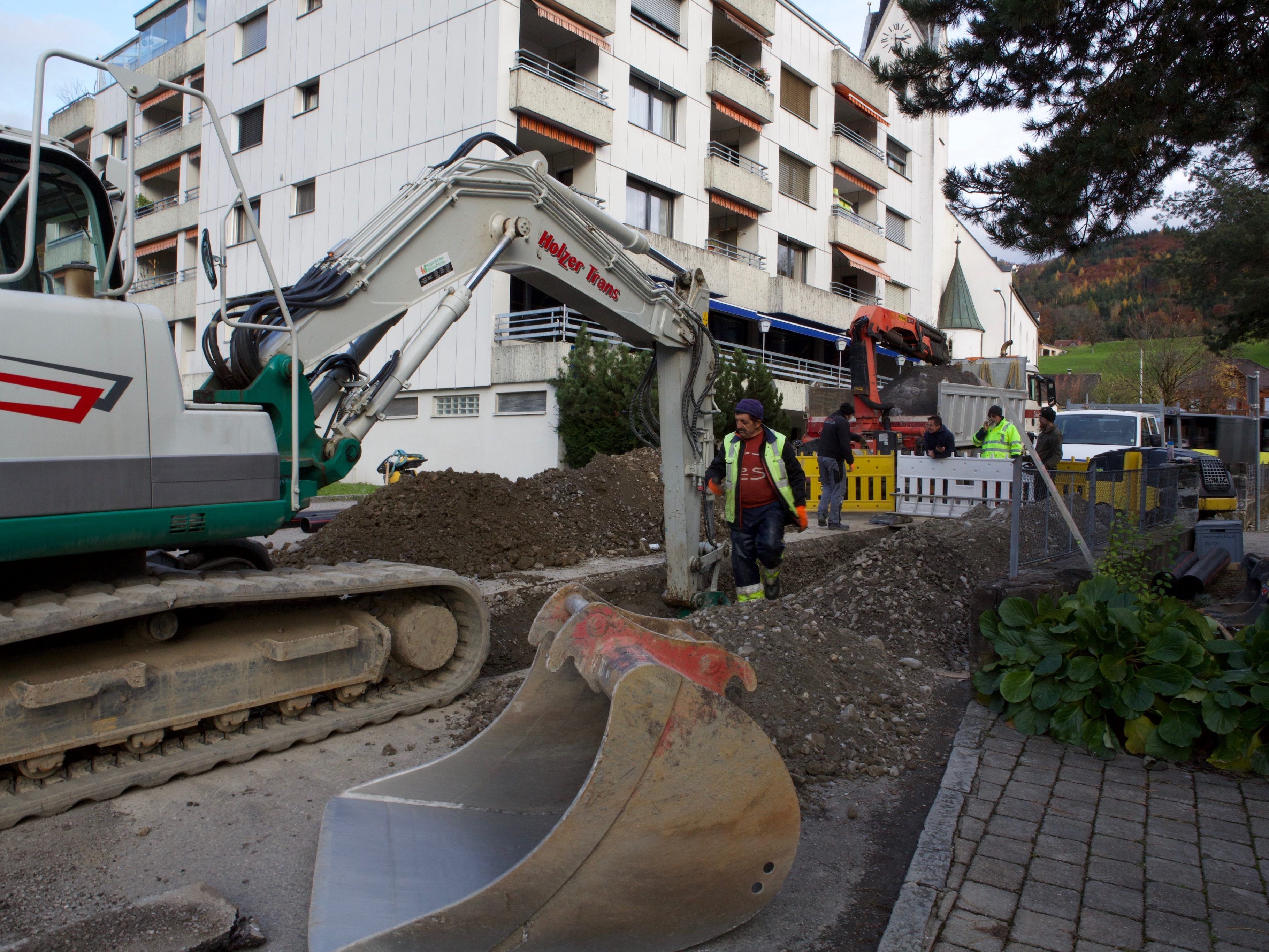 In Weiler wird weiter an der Wasserversorgung gearbeitet In Weiler wird weiter an der Wasserversorgung gearbeitet