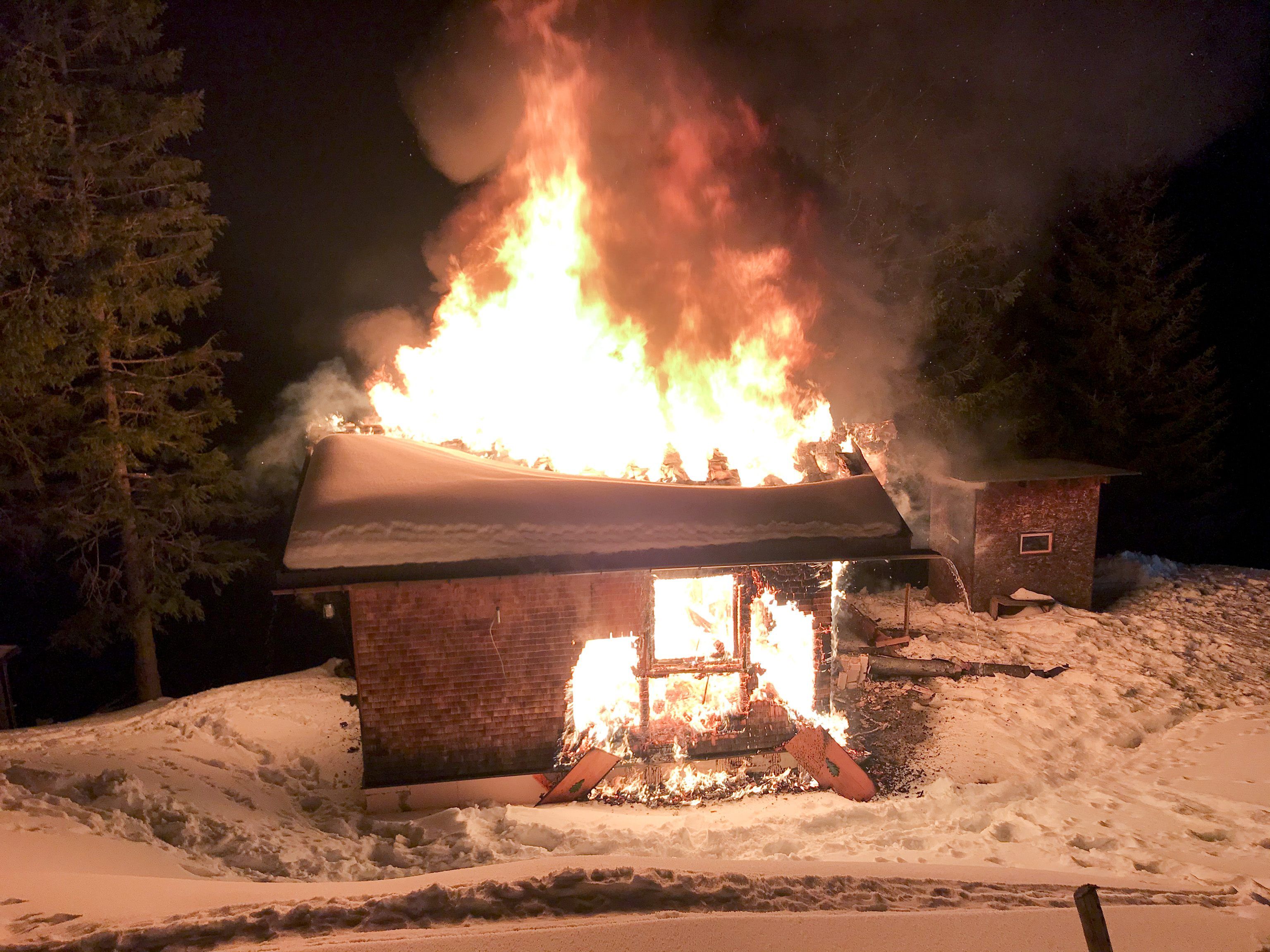 Ferienhaus brannte komplett ab