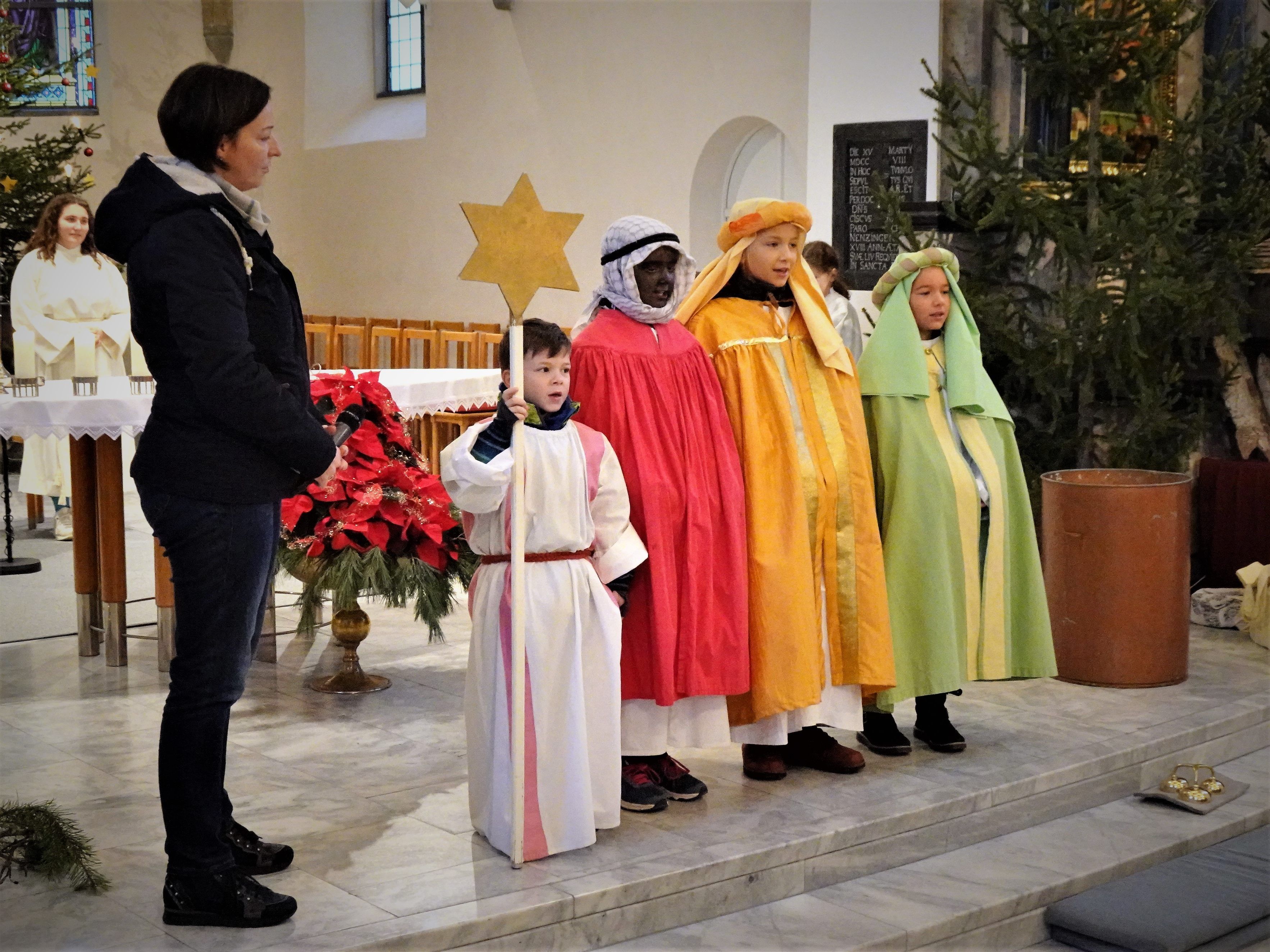 Sternsinger überbrachten die frohe Botschaft