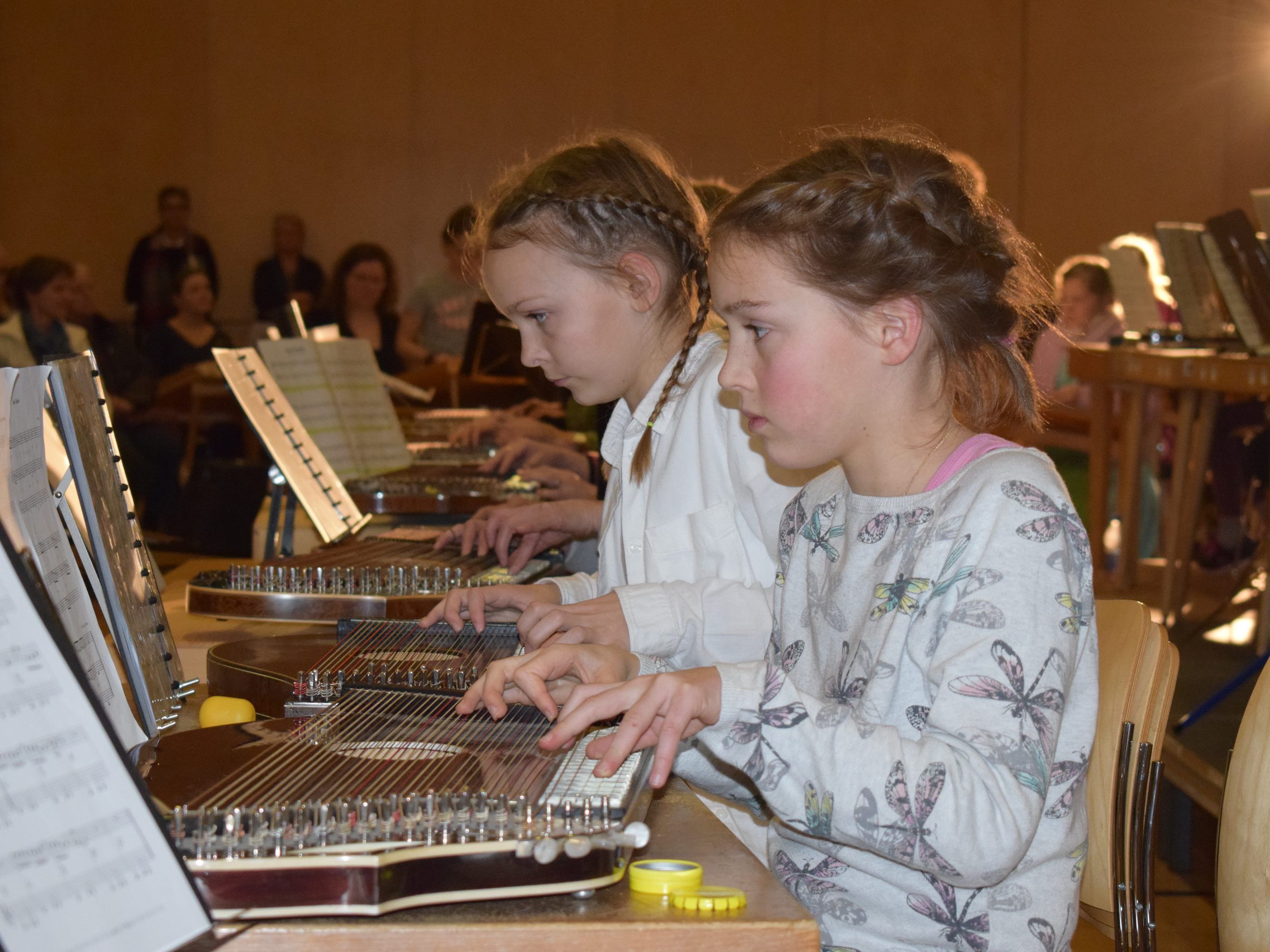 Instrumente wie Zither und Hackbrett sind bei der Jugend wieder stark im Trend. Instrumente wie Zither und Hackbrett sind bei der Jugend wieder stark im Trend.