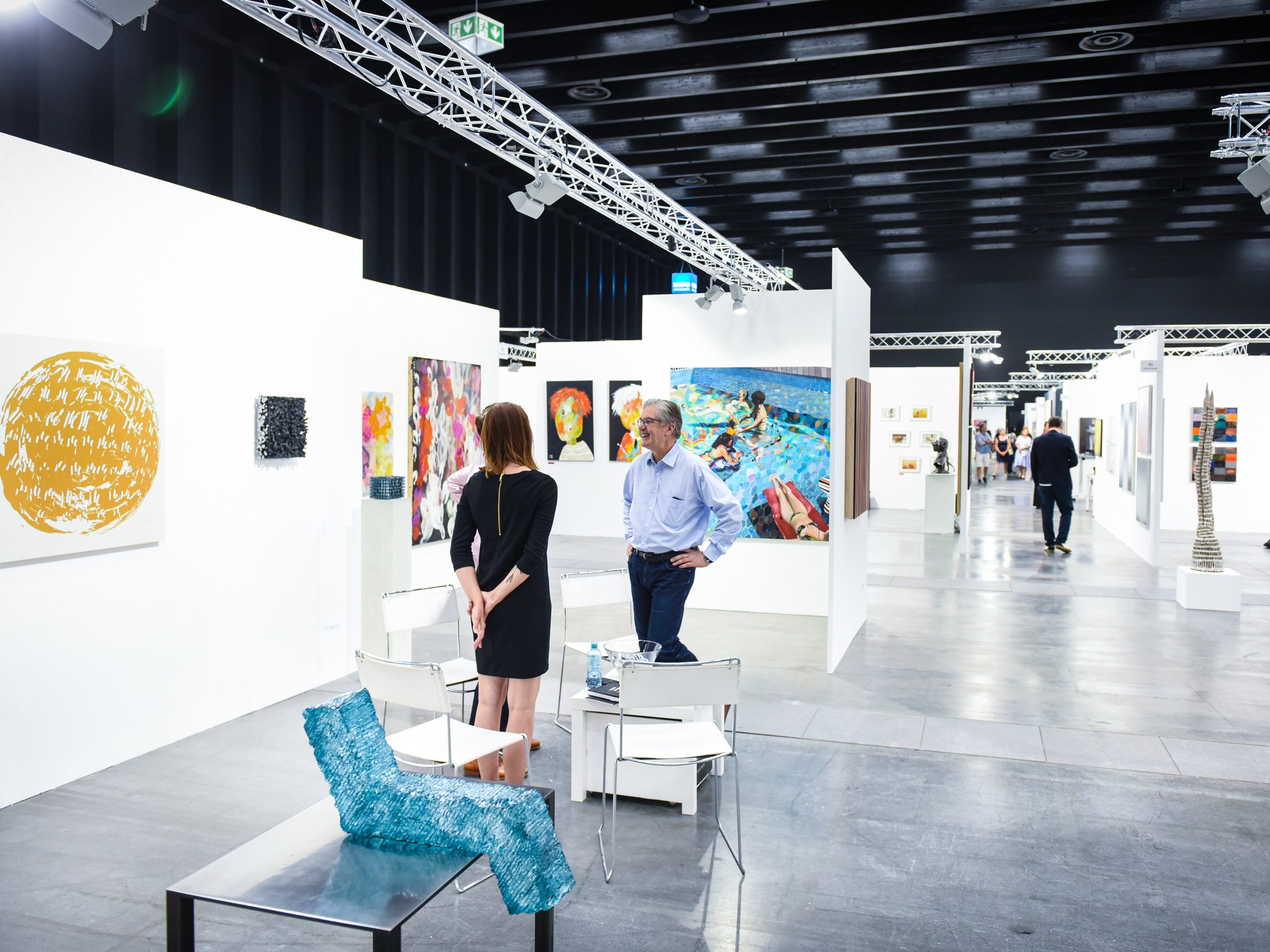 Aussteller und Besucher der Art Bodensee 2019