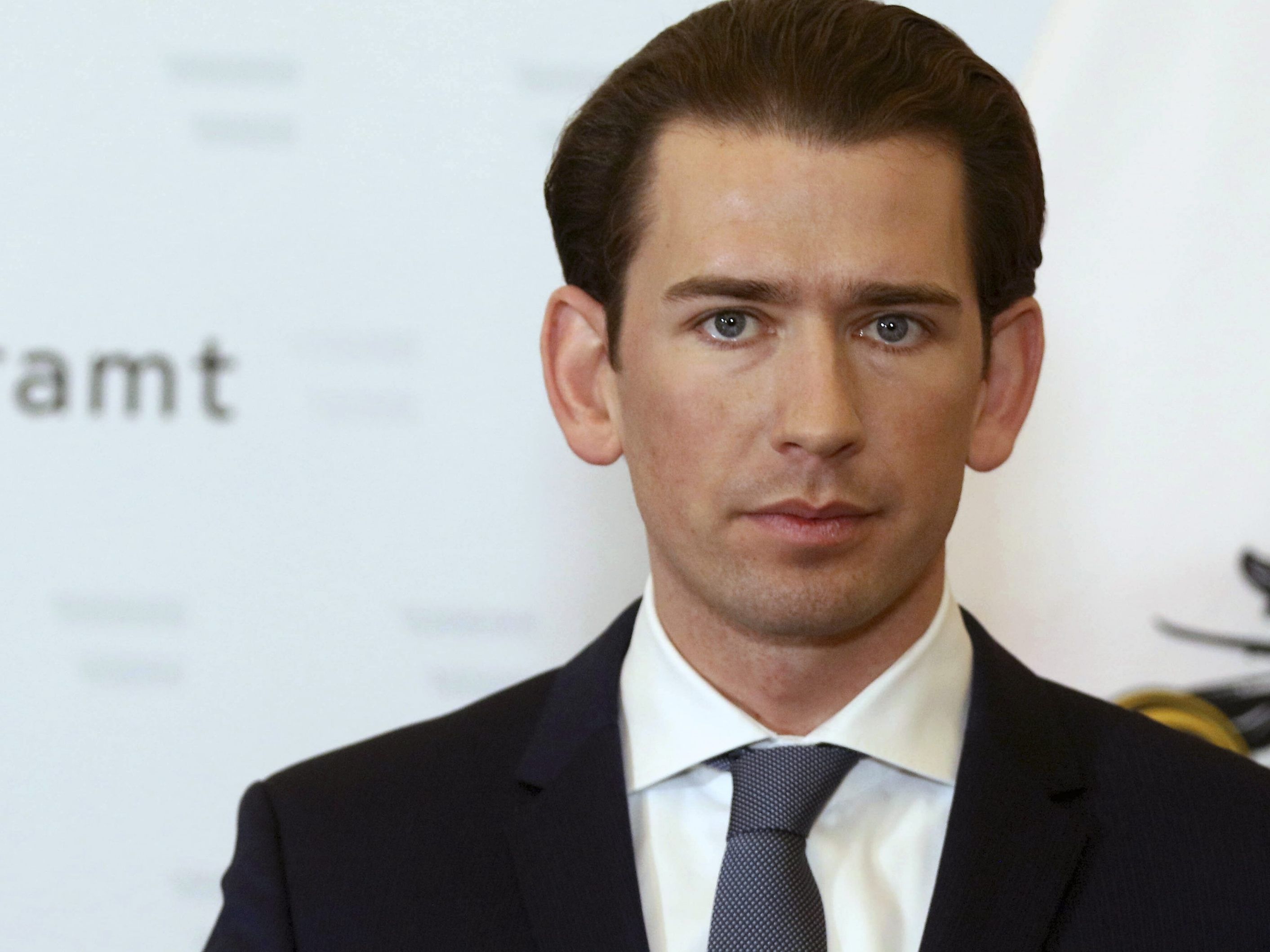 Kanzler Kurz gibt die Pläne für das "5Giganetz" der Telekom Austria bekannt.