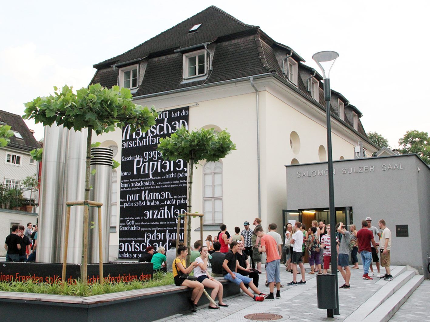 Der Vortragsabend "Die Rattenlinie" findet im Salomon-Sulzer-Saal statt.