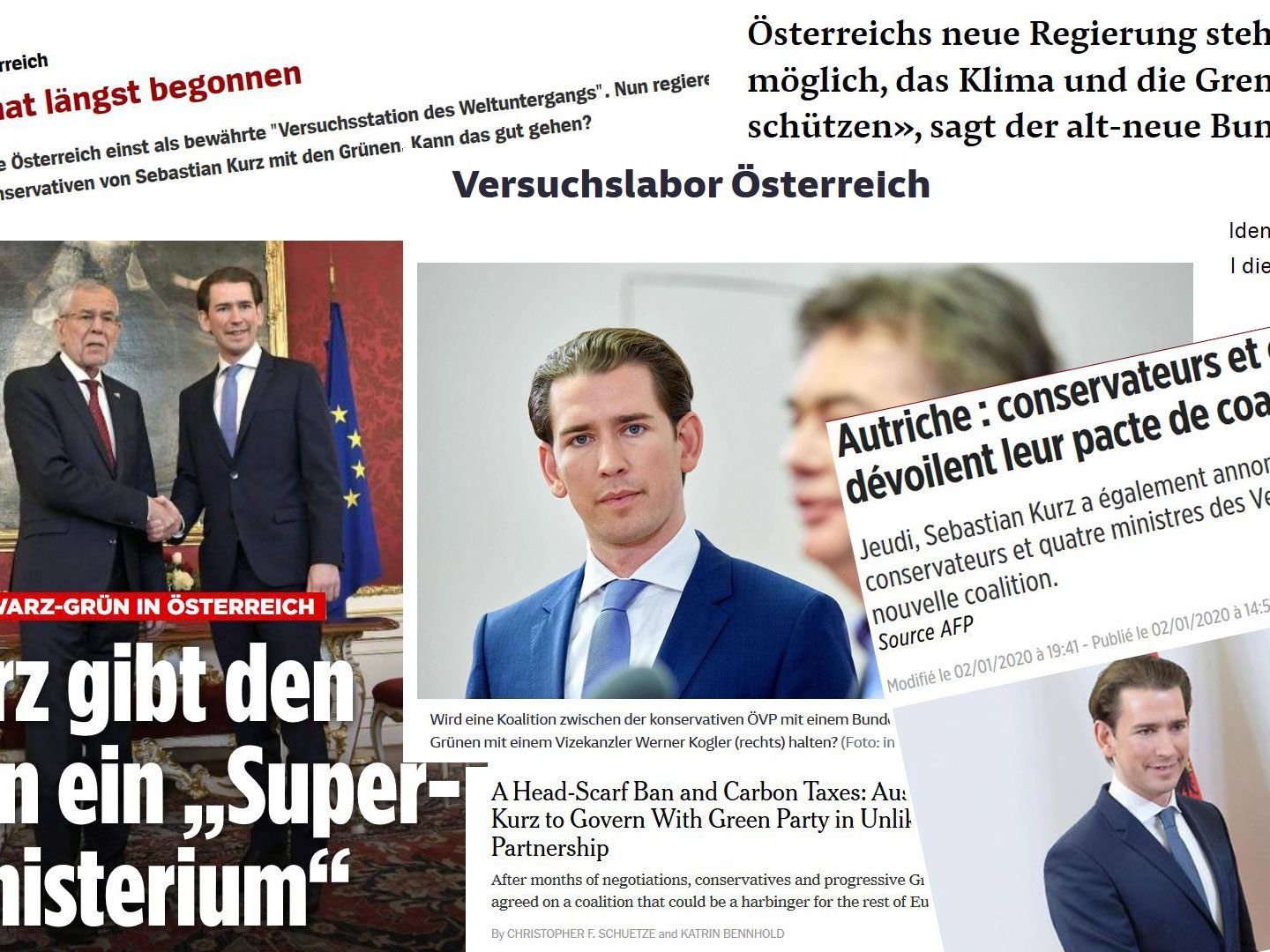 So berichtet die internationale Presse über die neue Regierung.