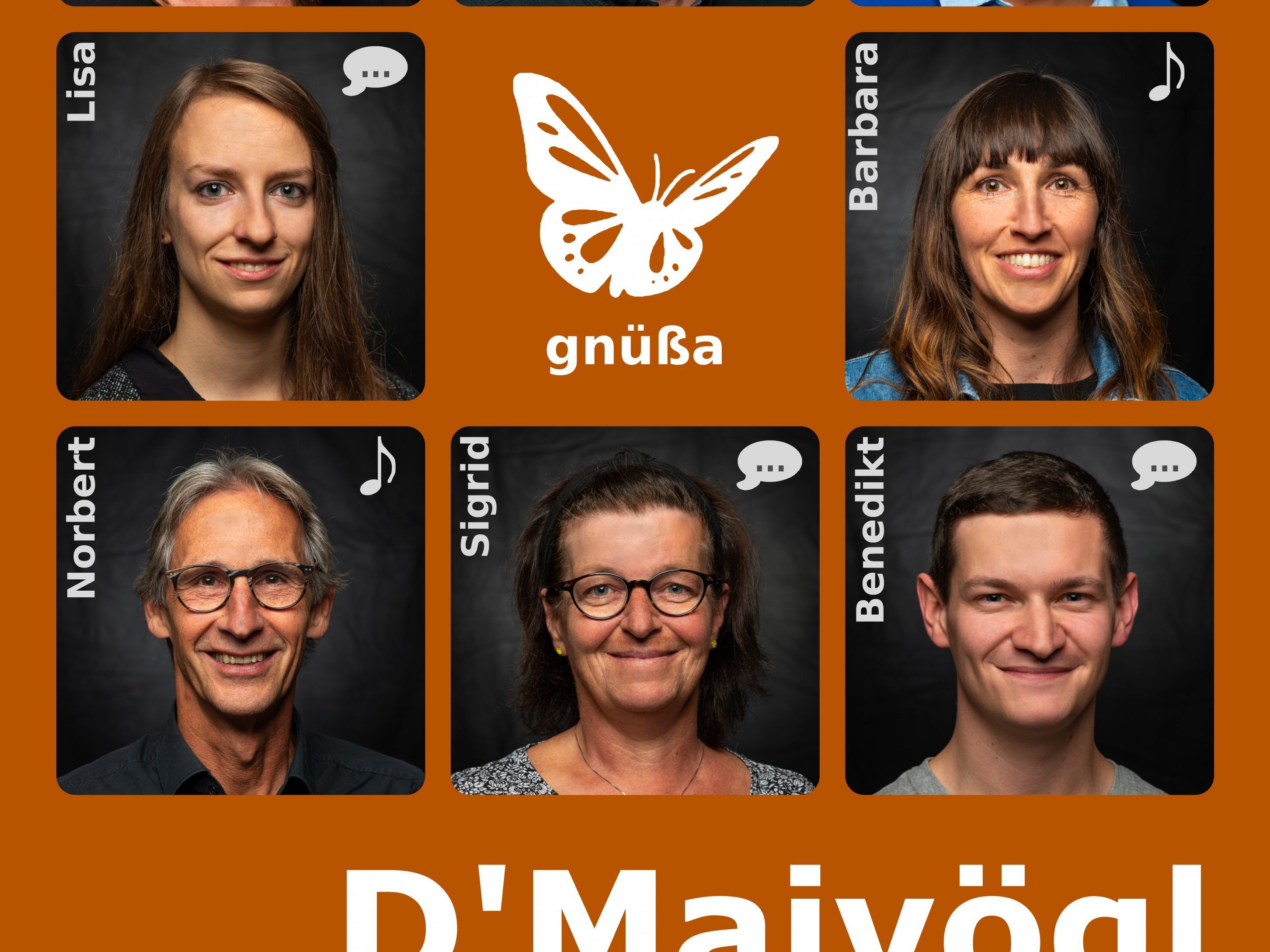 D`Maivögl Kabarett "gnüßa"