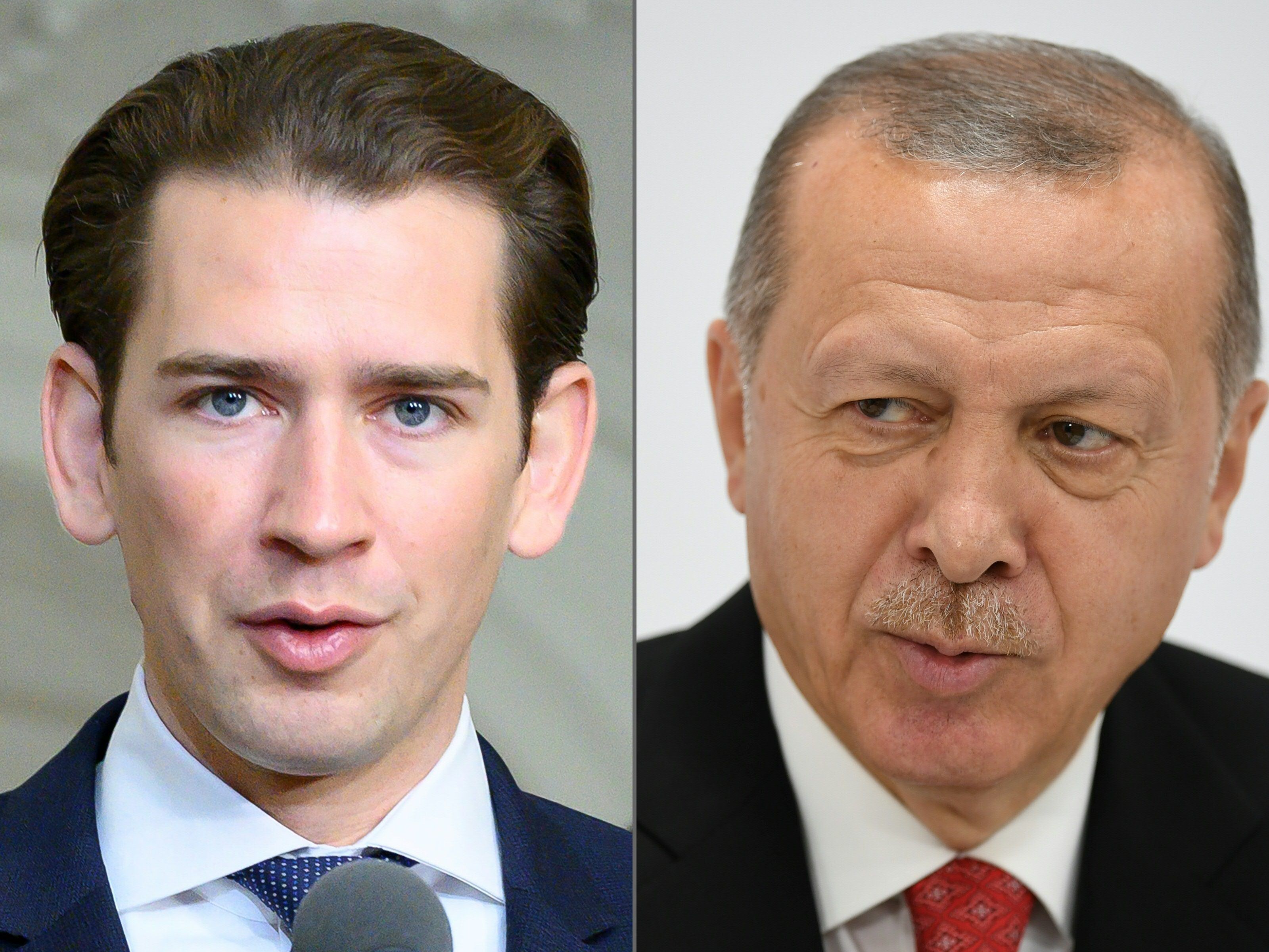 Sebastian Kurz findet scharfe Worte gegen Erdogan. Sebastian Kurz findet scharfe Worte gegen Erdogan.