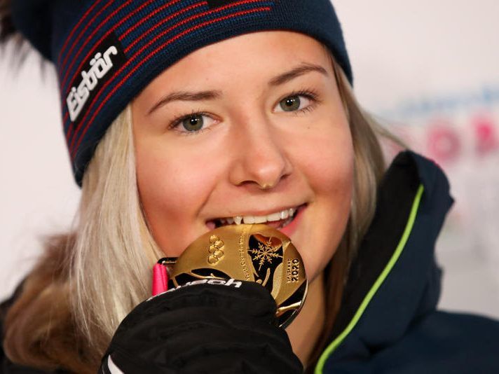 Amanda Salzgeber holt Gold in der Kombination