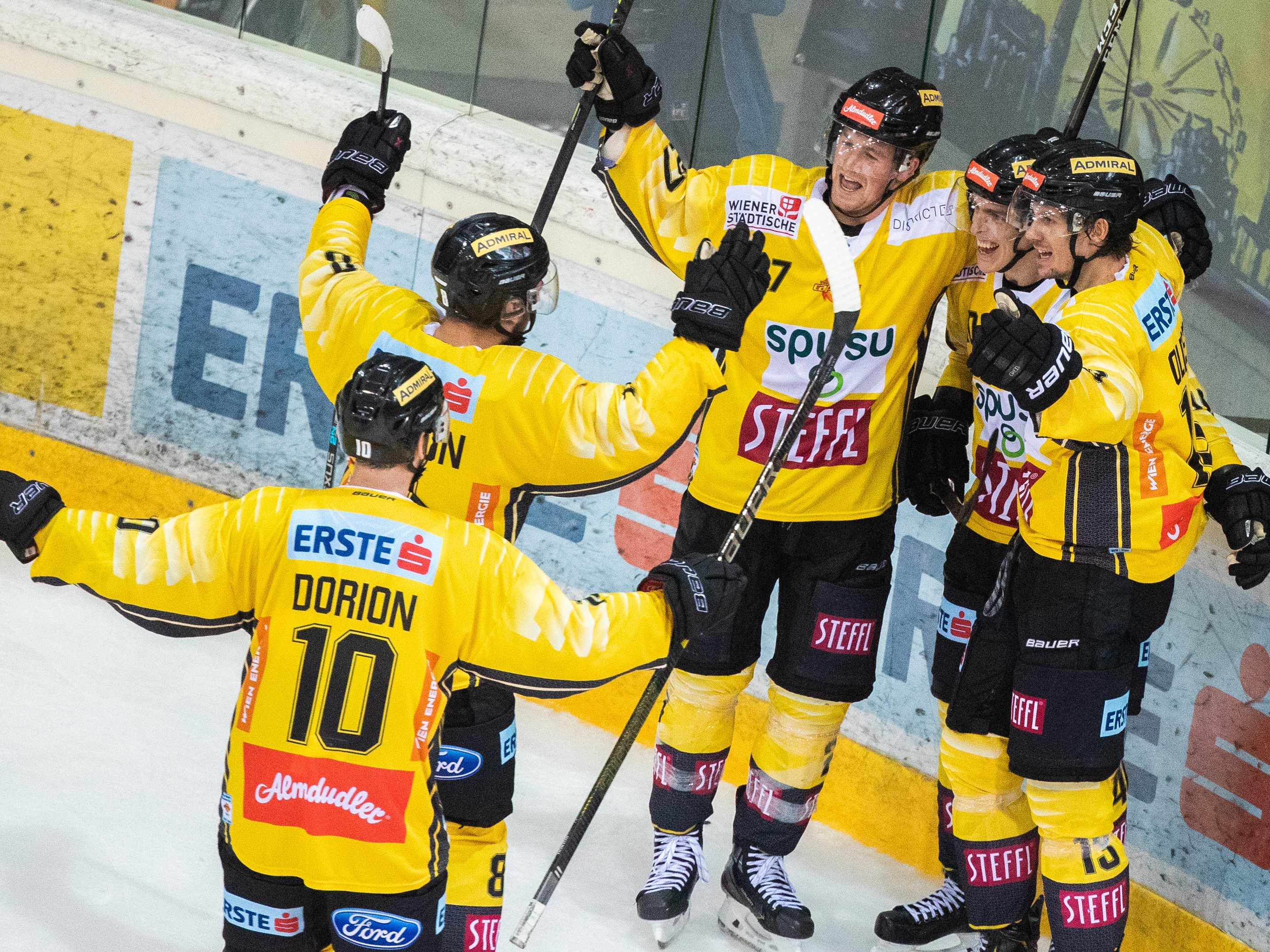 Bei den Vienna Capitals gibt es Grund zu jubeln. Bei den Vienna Capitals gibt es Grund zu jubeln.