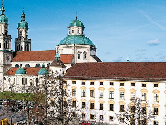 Die Residenz Kempten mit Basilika. Die Residenz Kempten mit Basilika.