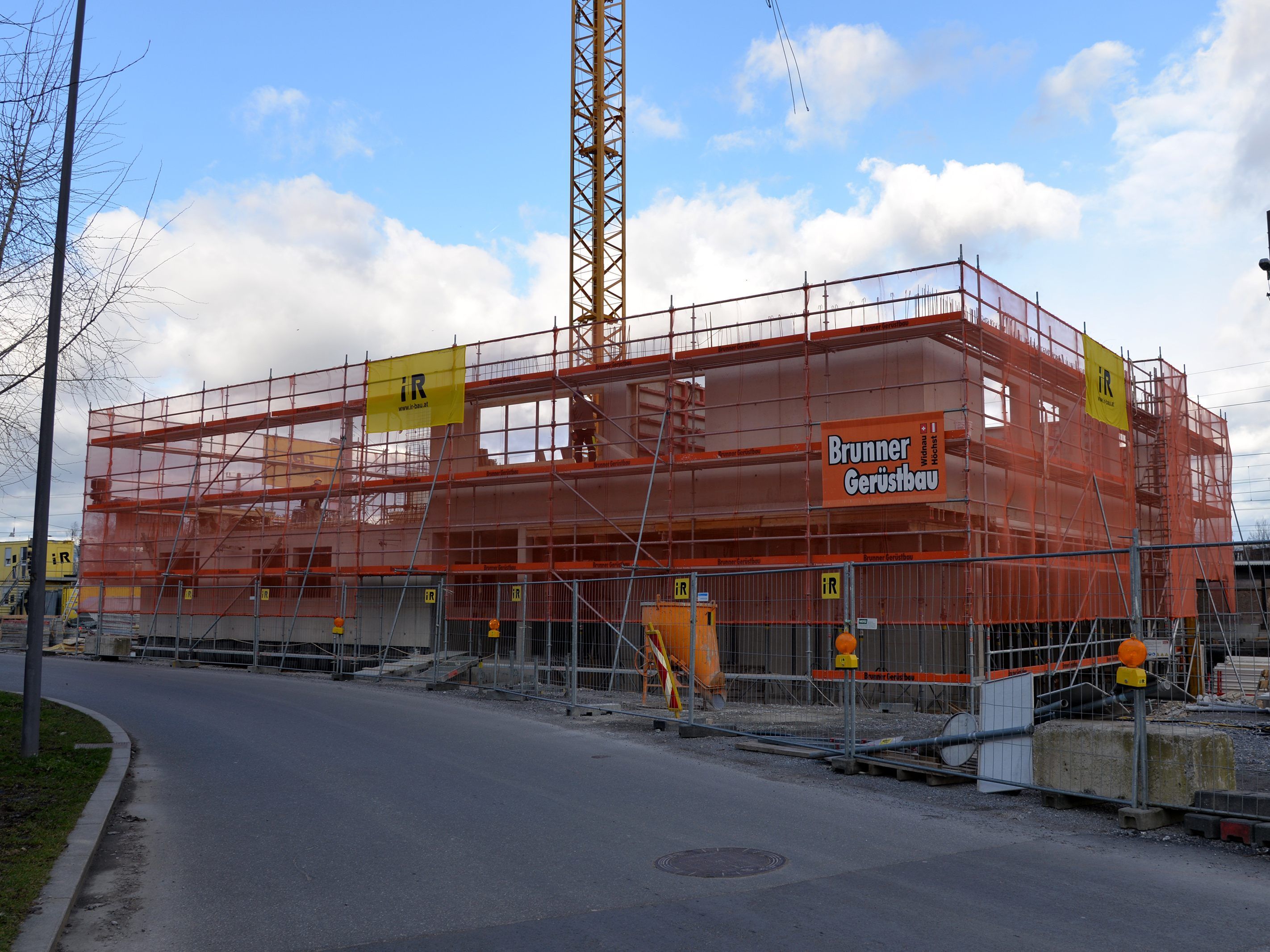 Die Arbeiten an der neuen Zentrale laufen auf Hochtouren.