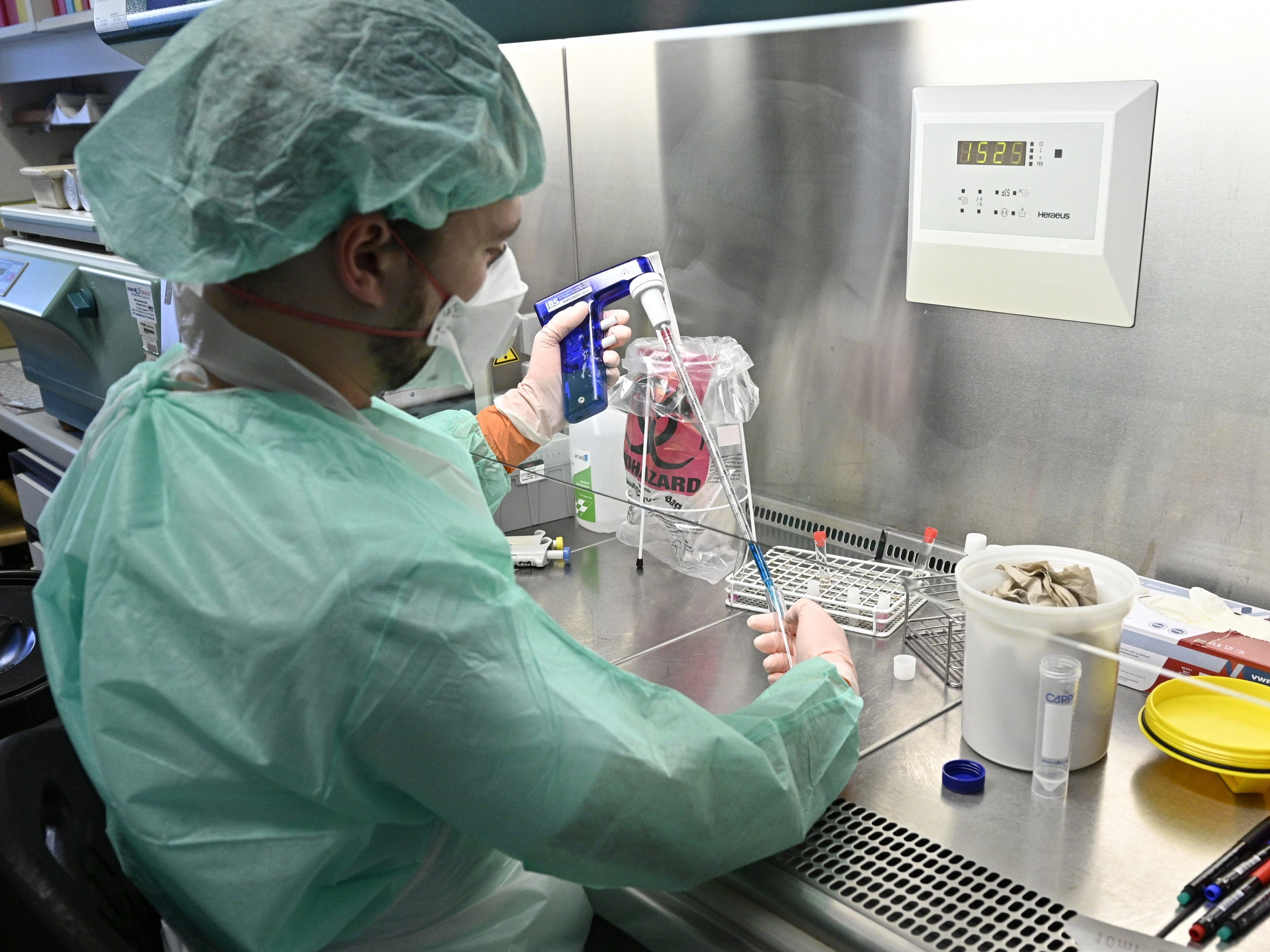 Laboruntersuchung zur Abklärung des Coronavirus