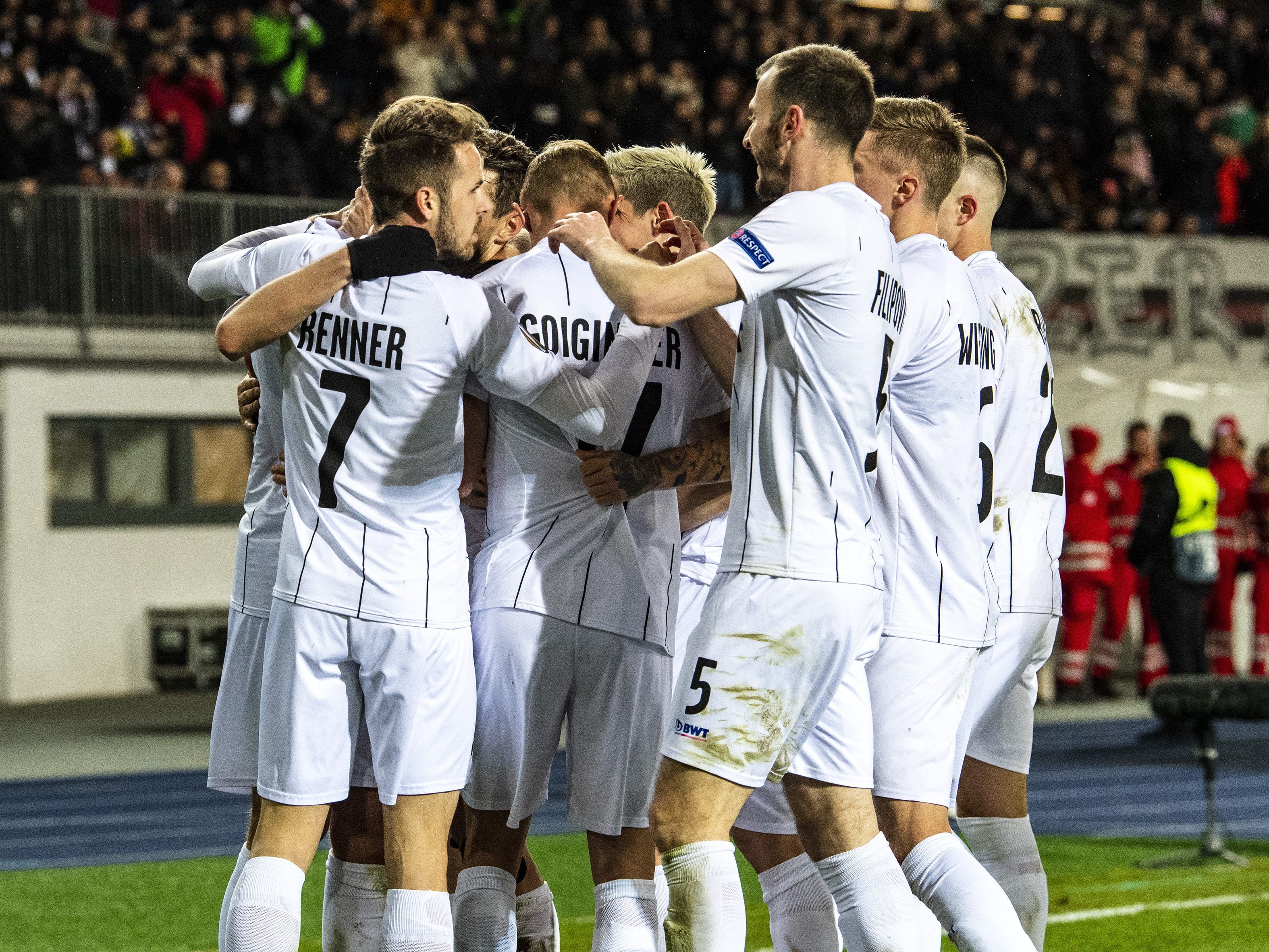 Der LASK hatte heute guten Grund zu jubeln. Der LASK hatte heute guten Grund zu jubeln.