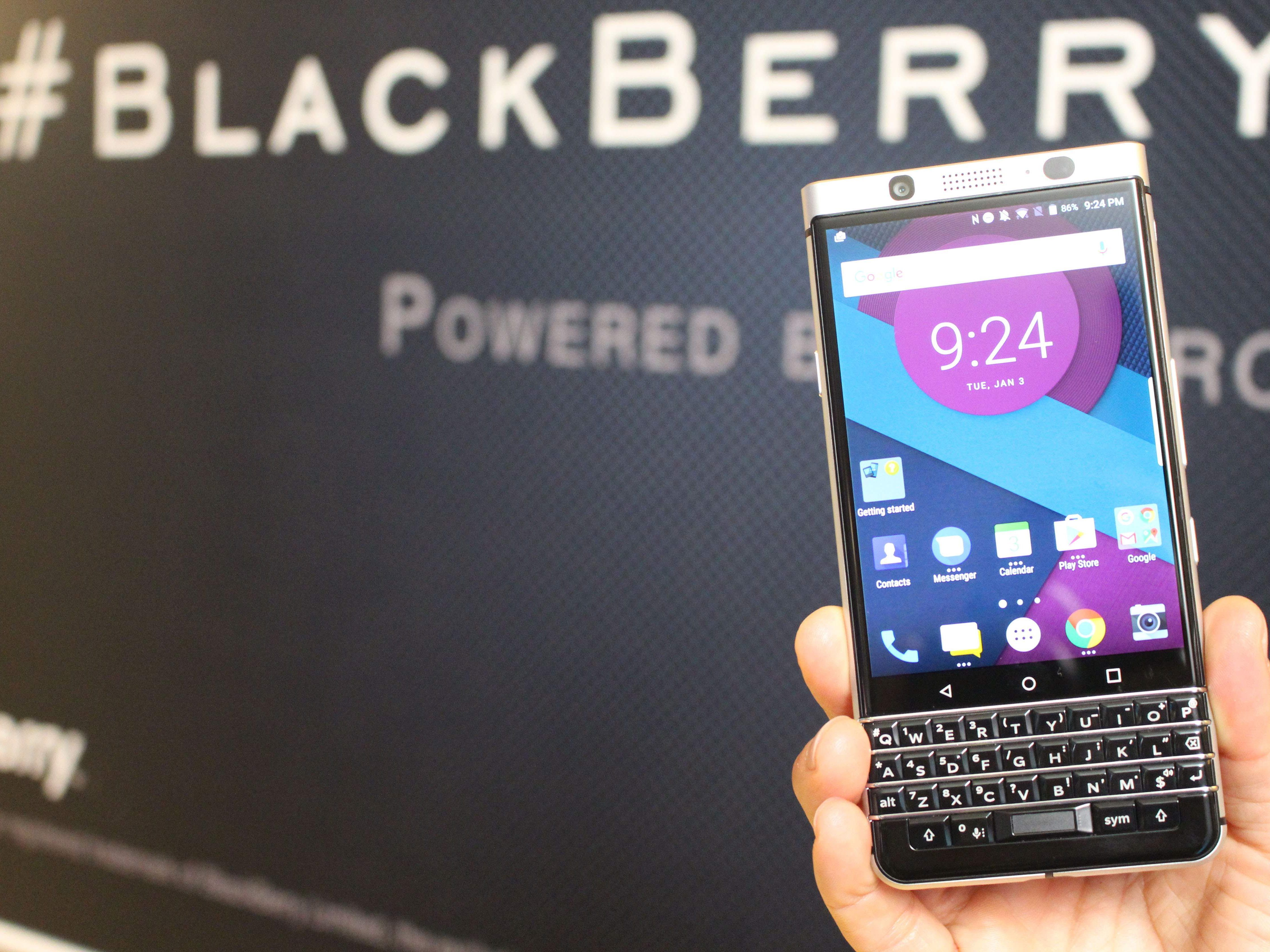 Blackberry-Telefone mit Android als Betriebssystem spielten zuletzt kaum noch eine Rolle