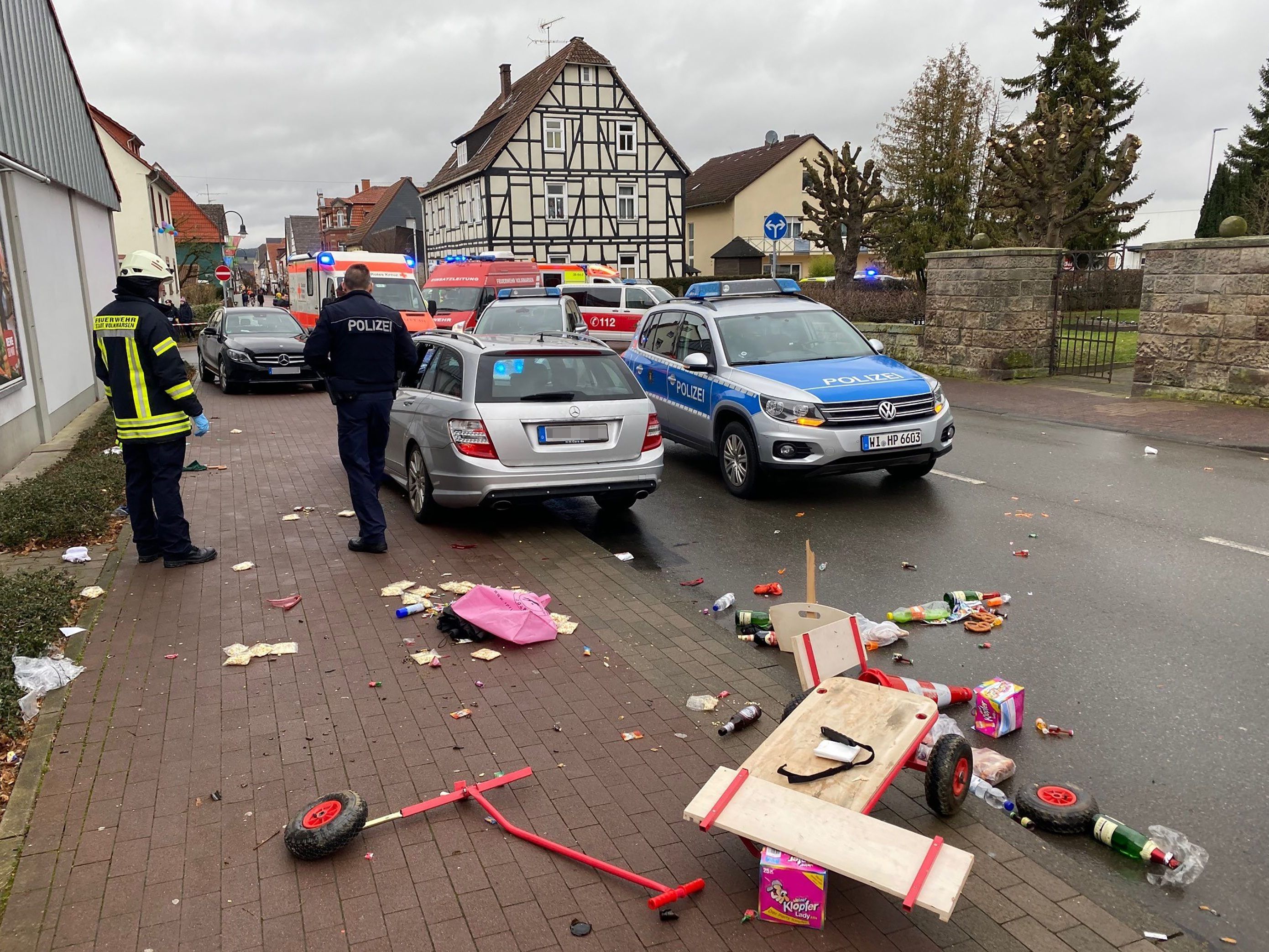 Tragödie bei Karneval in Hessen.