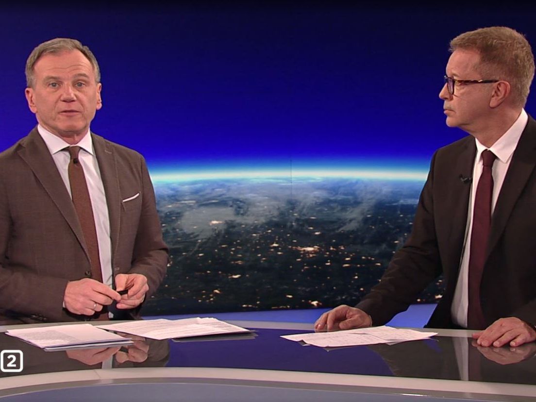 Gesundheitsminister Anschober bei Armin Wolf in der "ZIB2" am Dienstag Abend.