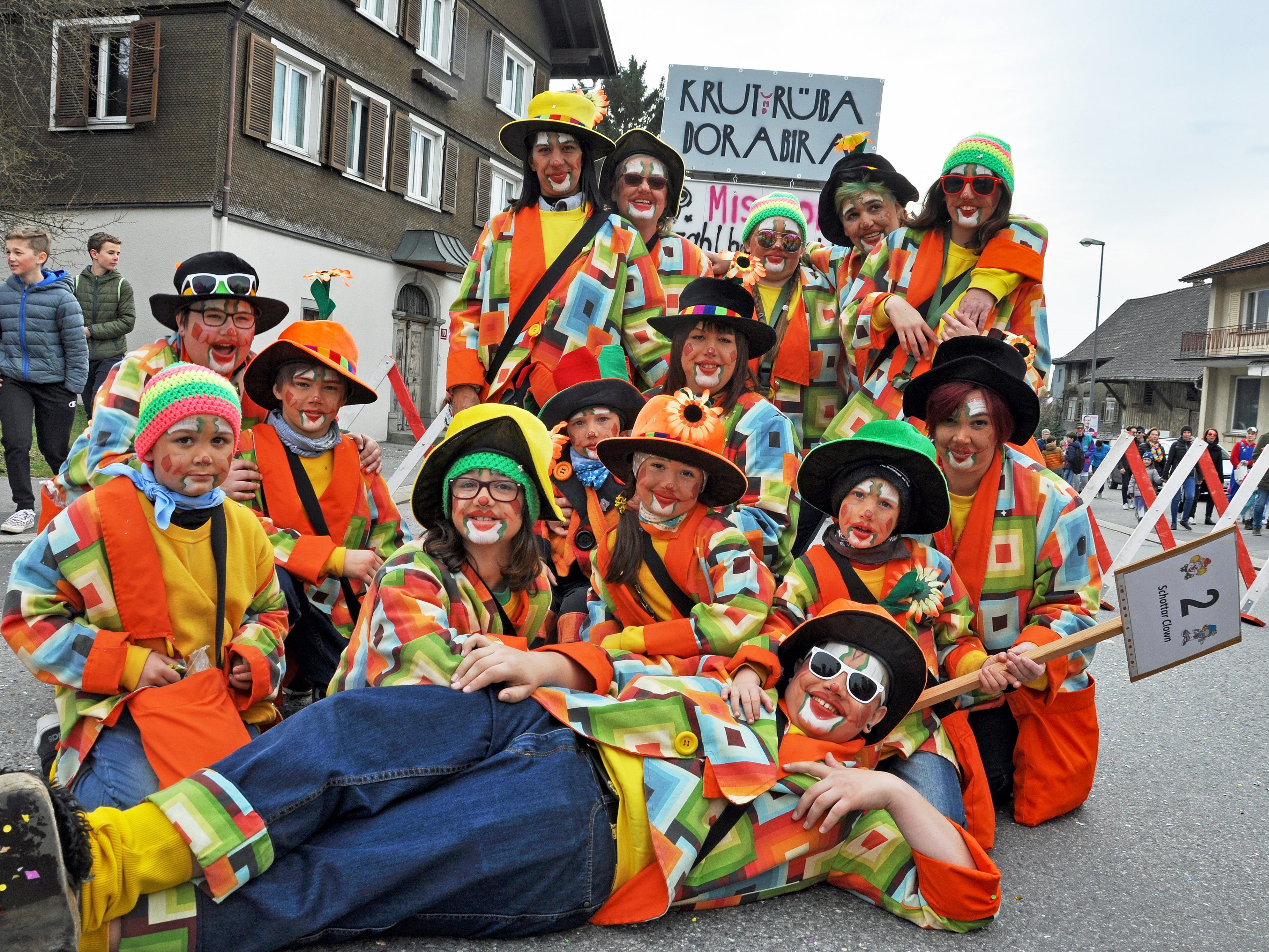 Mit dem Umzug der Schottar ging der Fasching in Dornbirn spektakulär zu Ende.