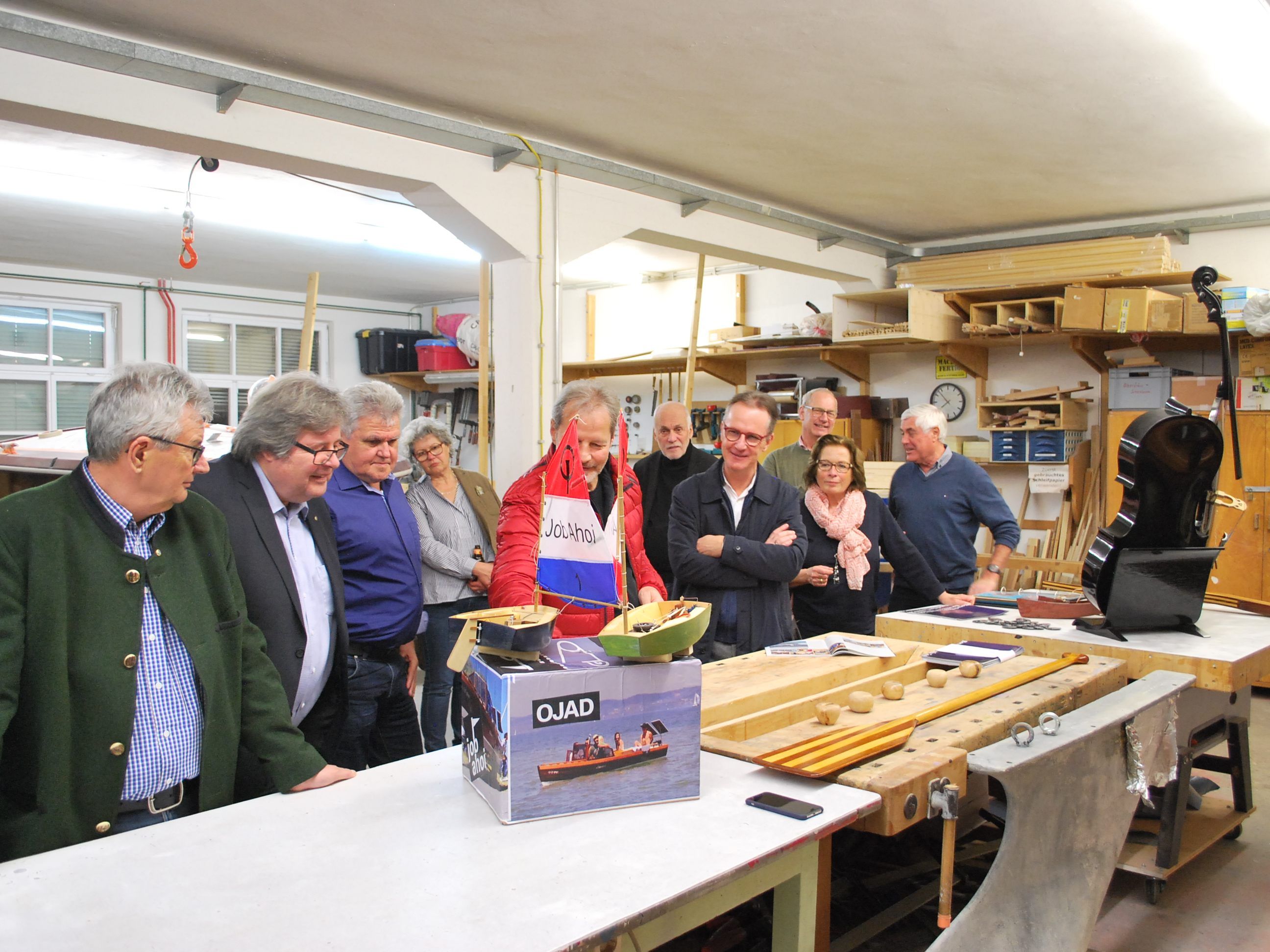 Mitglieder des Kiwanisclub Dornbirn waren zu Gast in der OJAD