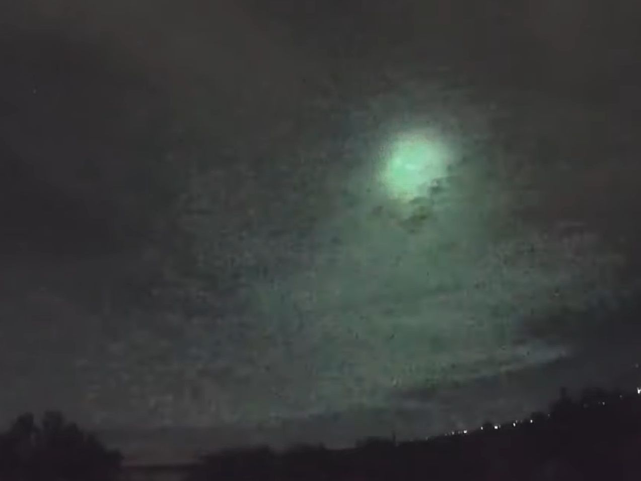 Ein seltener Meteor wurde in Arizona gesichtet.