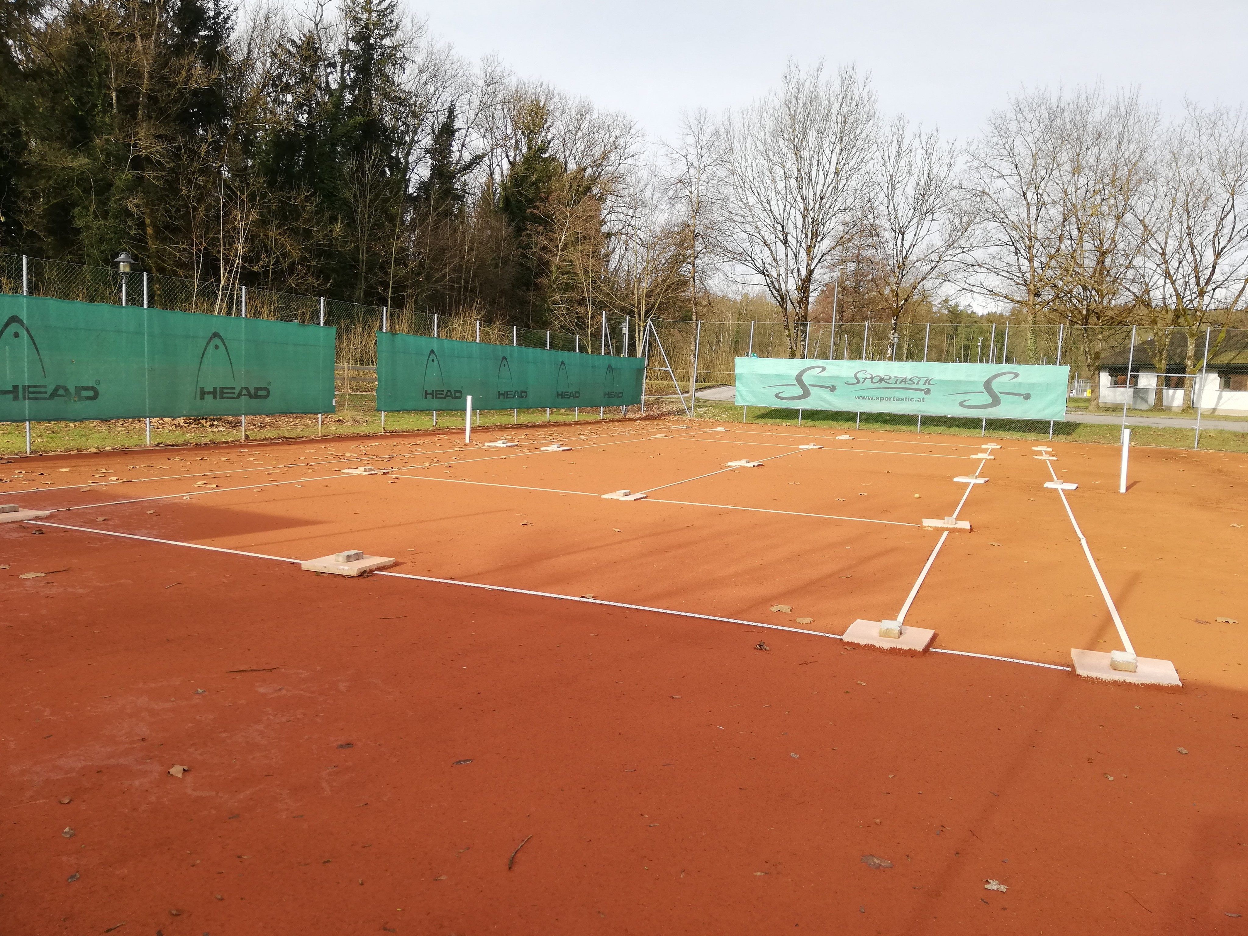 Die Tennisanlage erwacht aus dem Winterschlaf