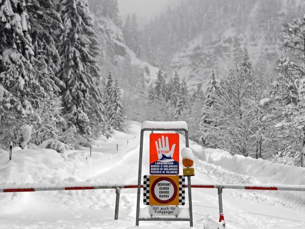 Die Lawinenlage am Montag in Vorarlberg