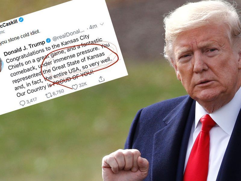Der Tweet wurde schnell wieder gelöscht