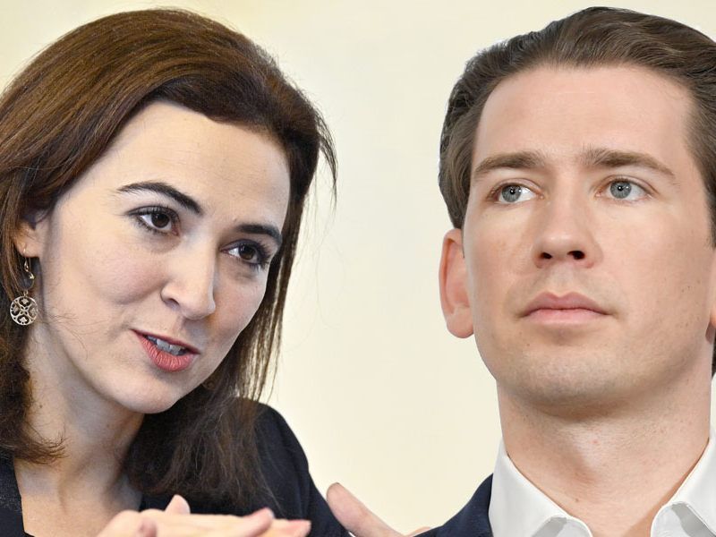 Alma Zadic und Sebastian Kurz