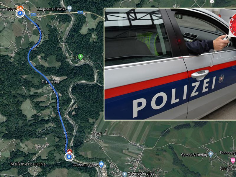 Verkehrsunfall mit Sachschaden nach Missachtung der Anhaltung
