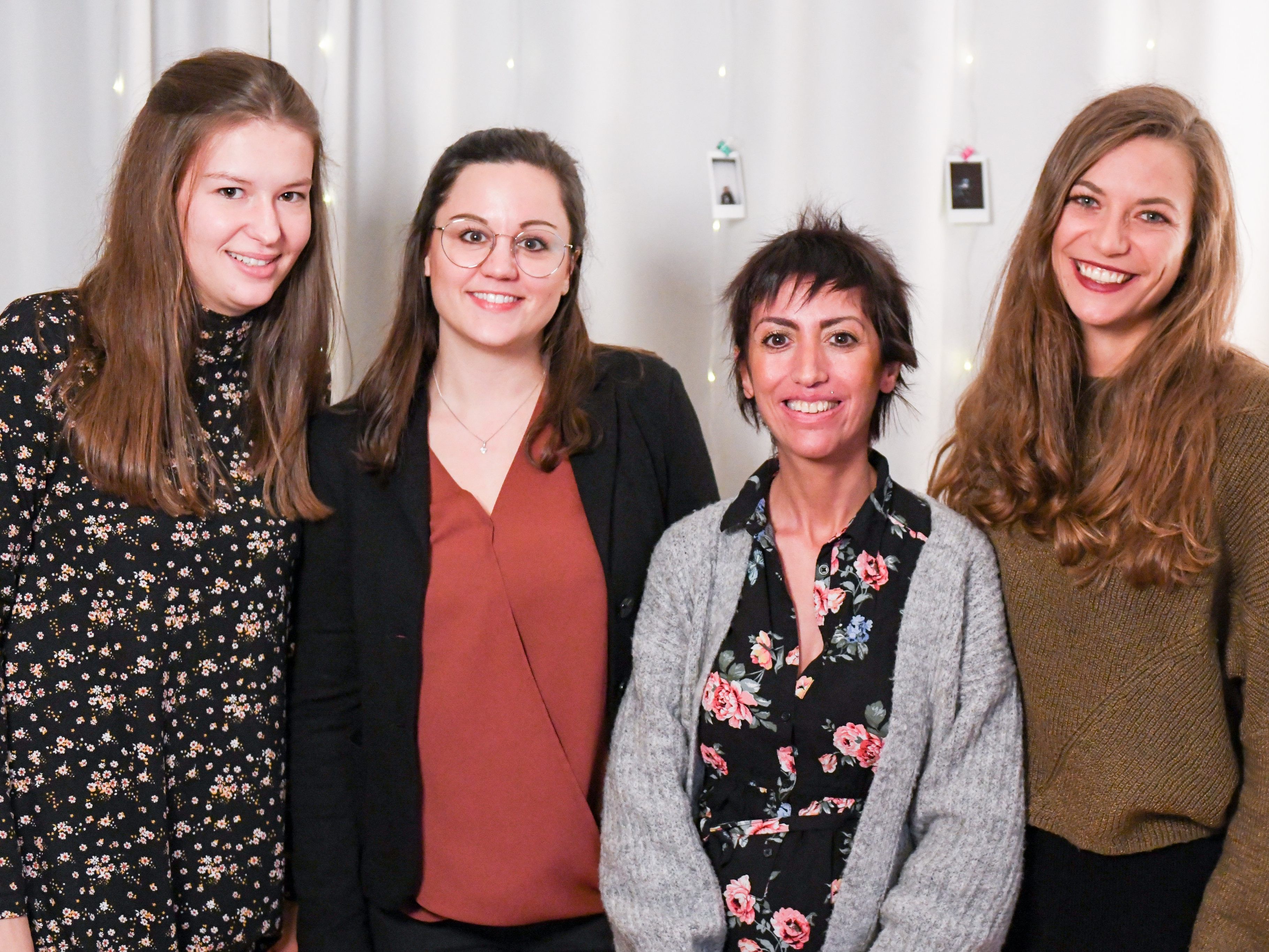 Mädchentreff: Anna Schmidinger, Katharina Kohler, Yasemin Polat, Martina Nachbaur.