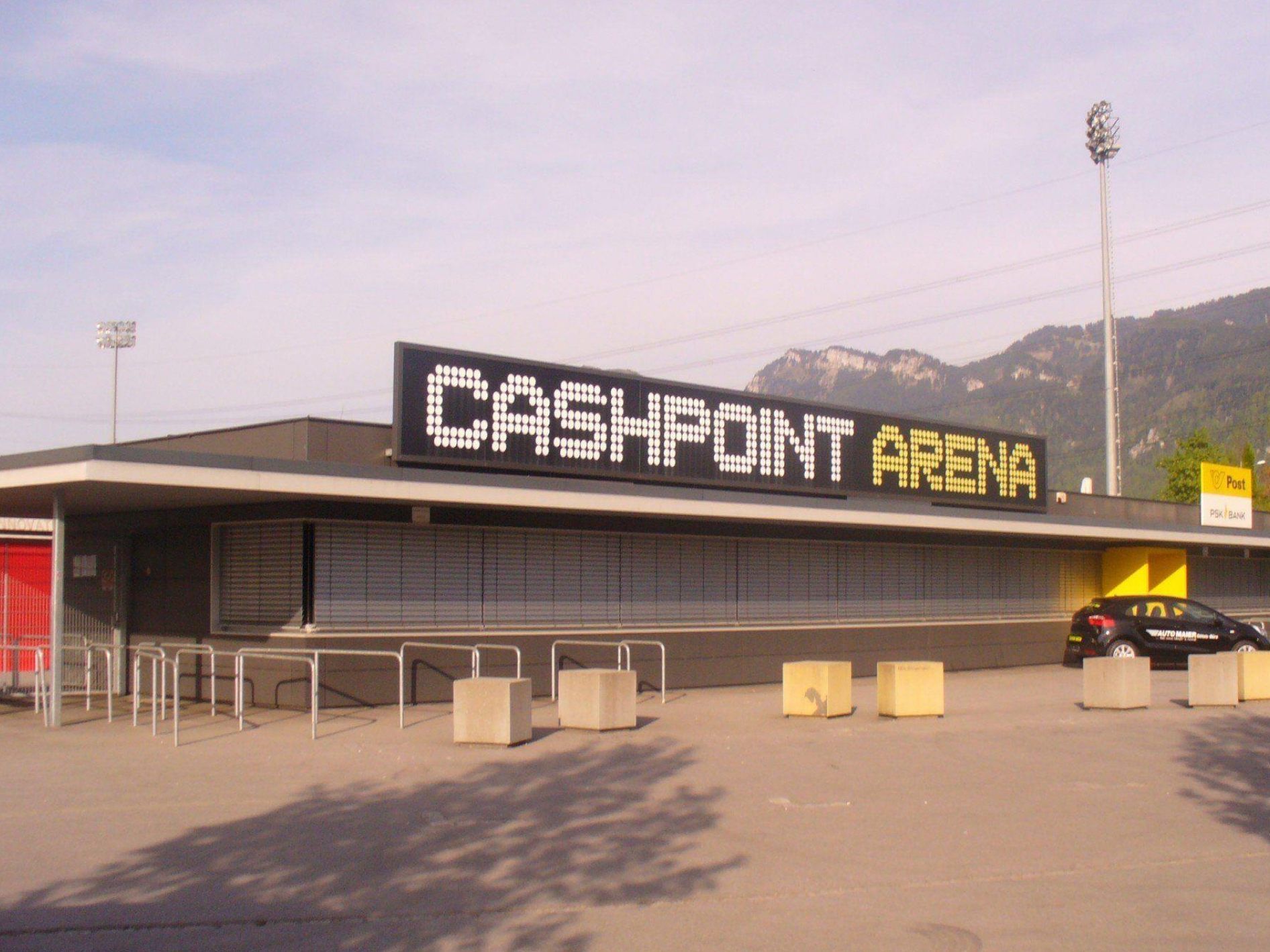 Die Poststelle bei der Cashpoint Arena wird Ende Monat geschlossen.