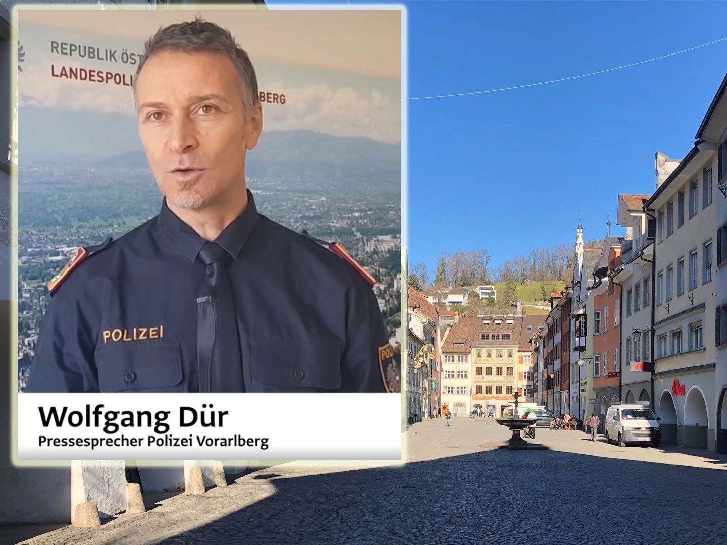 Für einen Fall wie diesen gebe es keine Verhaltensregeln, so Wolfgang Dür von der Landespolizei Vorarlberg.