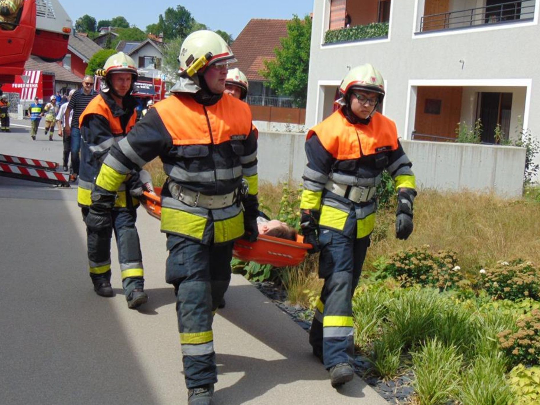 Die Feuerwehr Koblach musste im  vergangenen Jahr zu 28 Einsätzen ausrücken