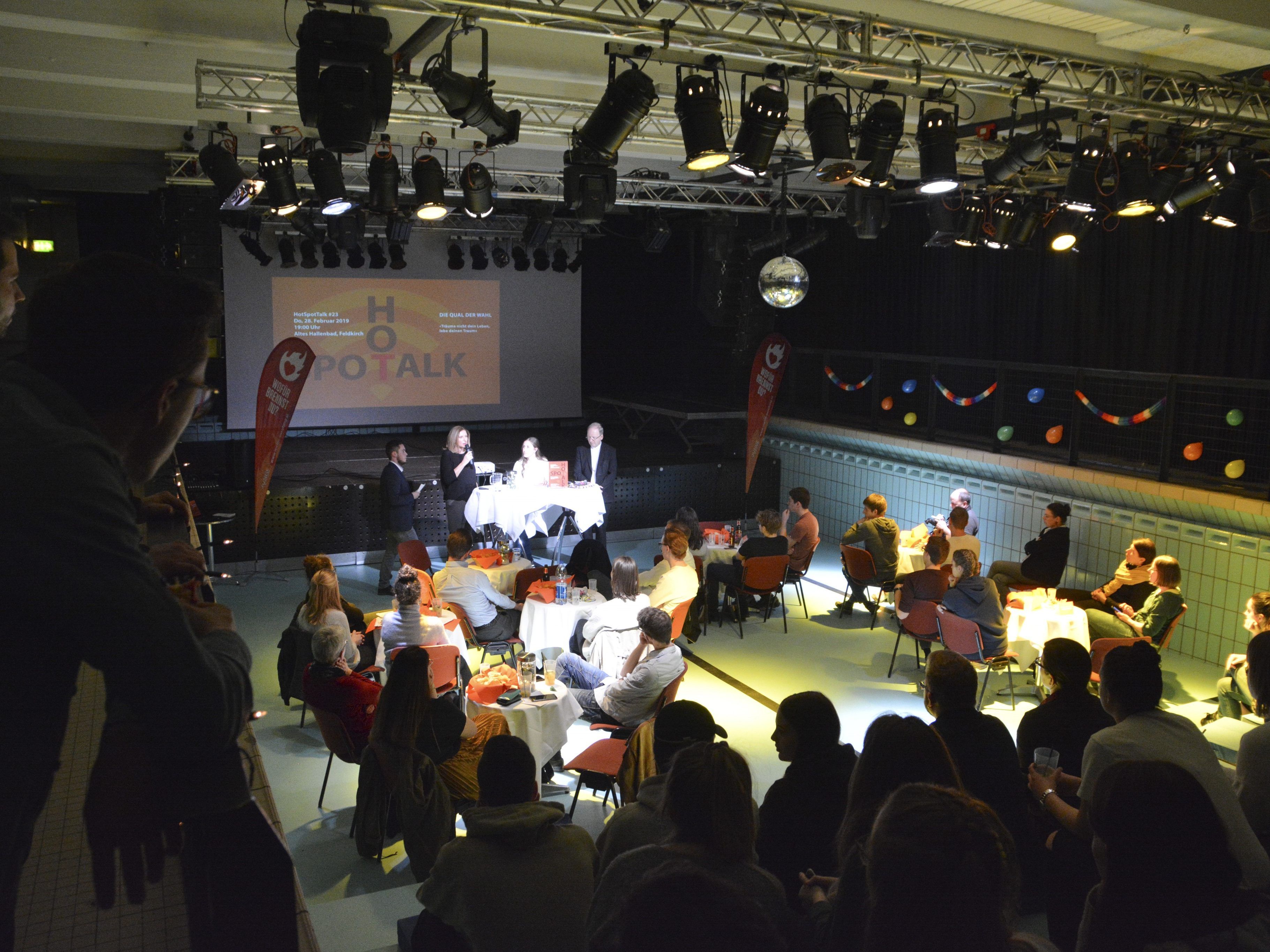 Hot Spot Talk im Alten Hallenbad