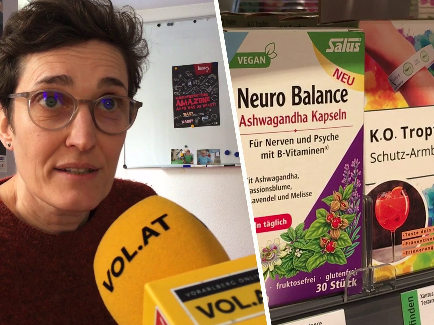 K.O.-Tropfen Schutzarmbänder gibt es in Drogerien.