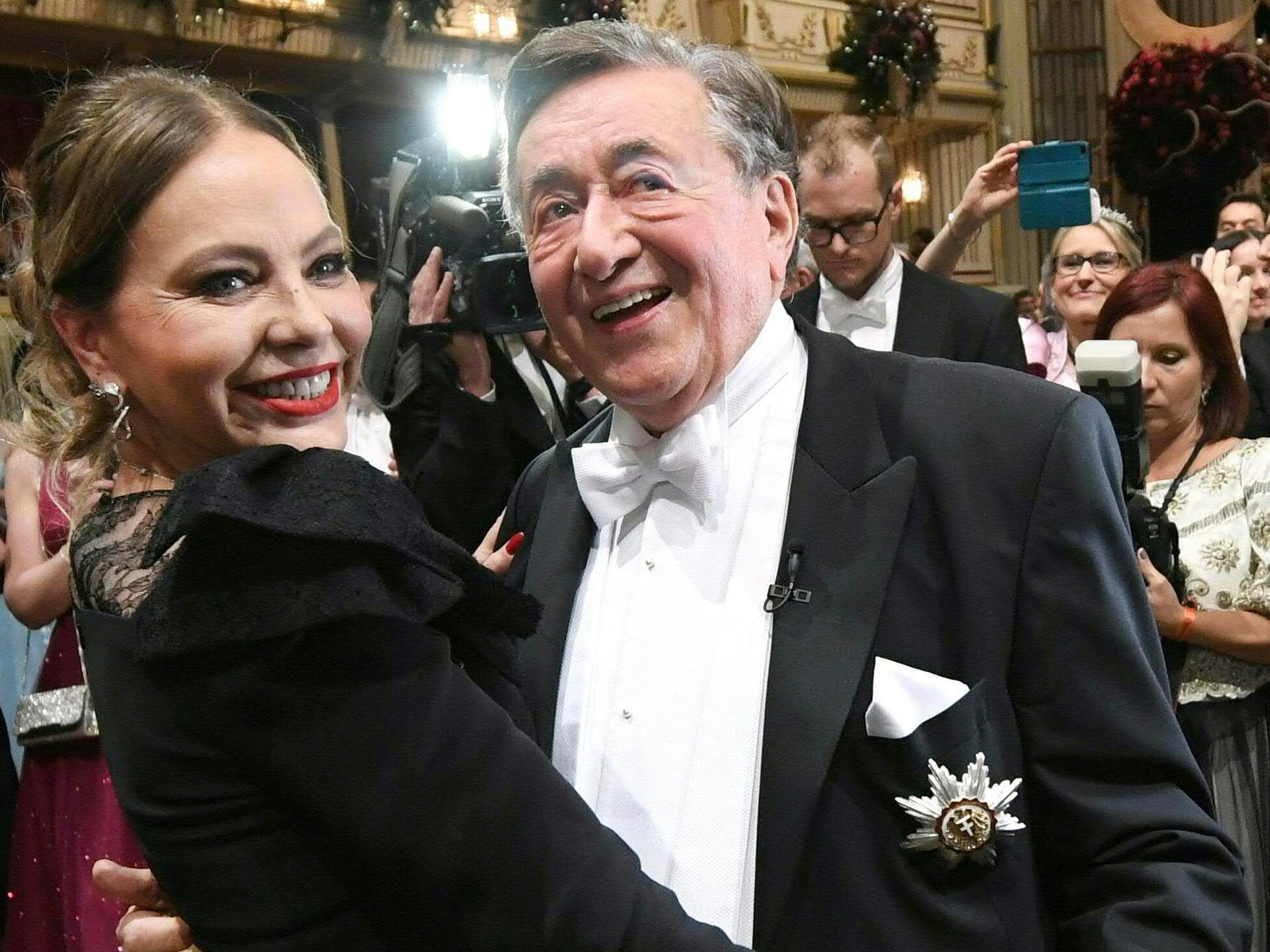 Richard Lugner mit Ornella Muti.