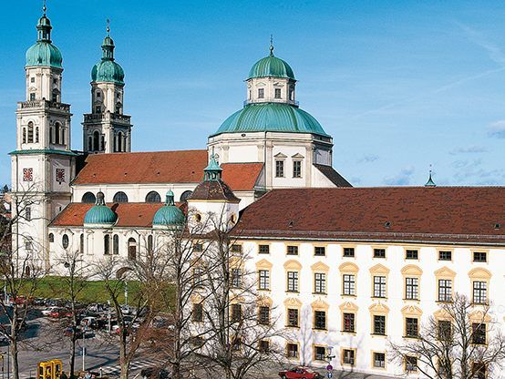 Die Residenz Kempten mit Basilika. Die Residenz Kempten mit Basilika.
