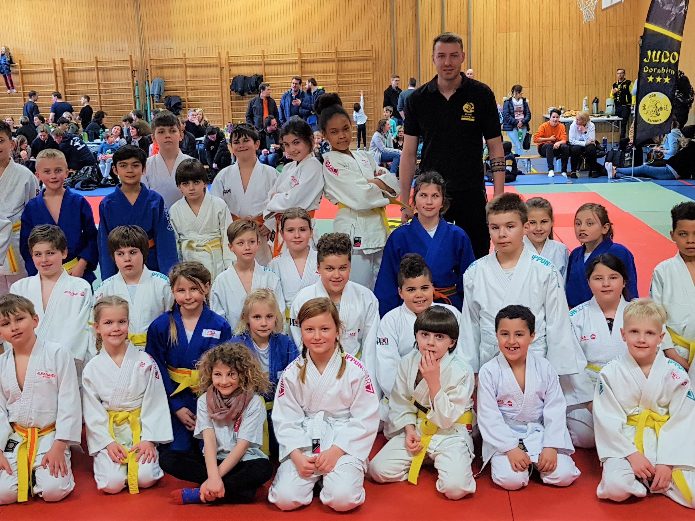 Die Dornbirner Judokas zeigten beim Schülercup wieder hervorragende Leistungen.