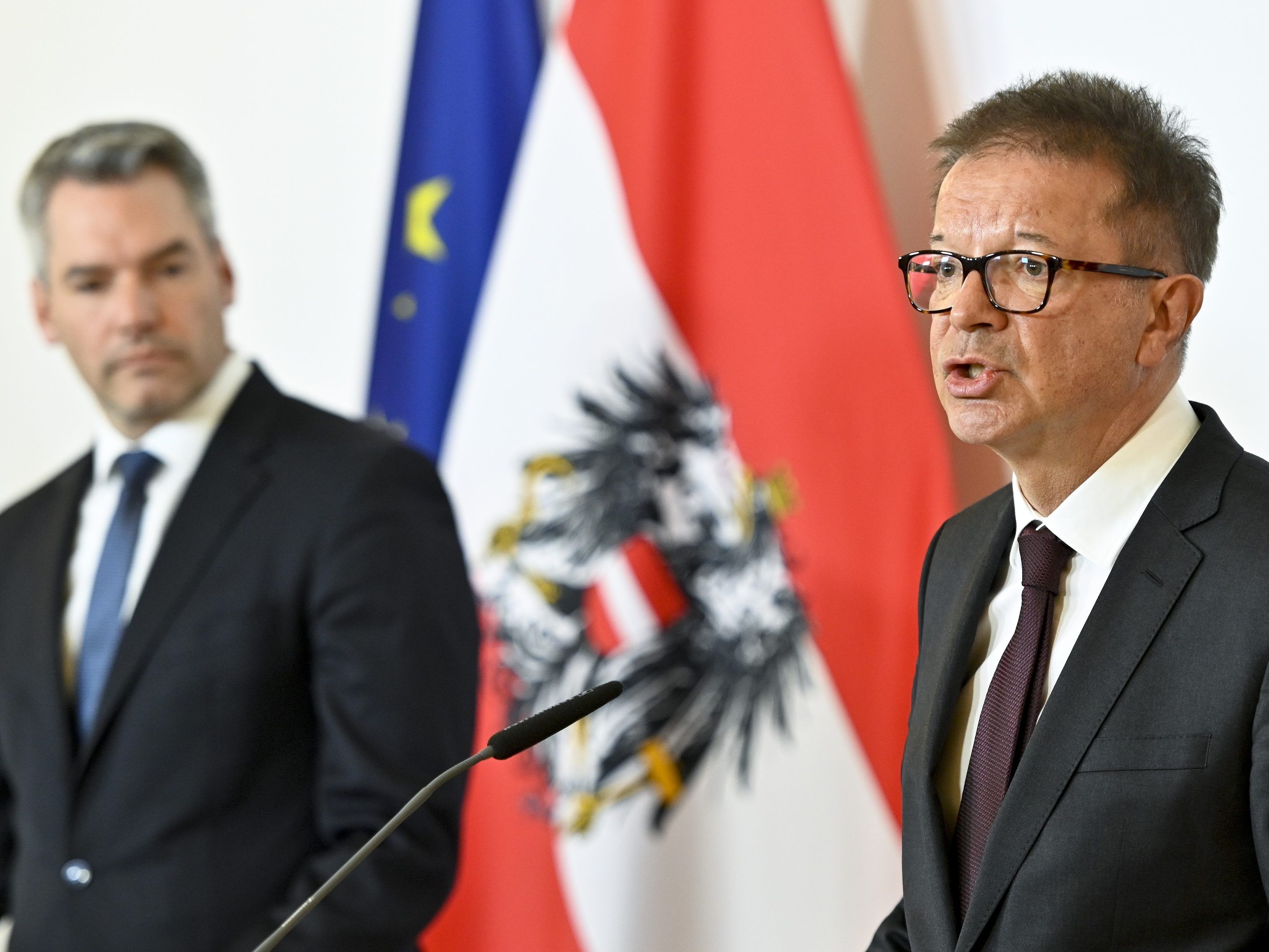 Anschober und Nehammer zu der aktuellen Situation.