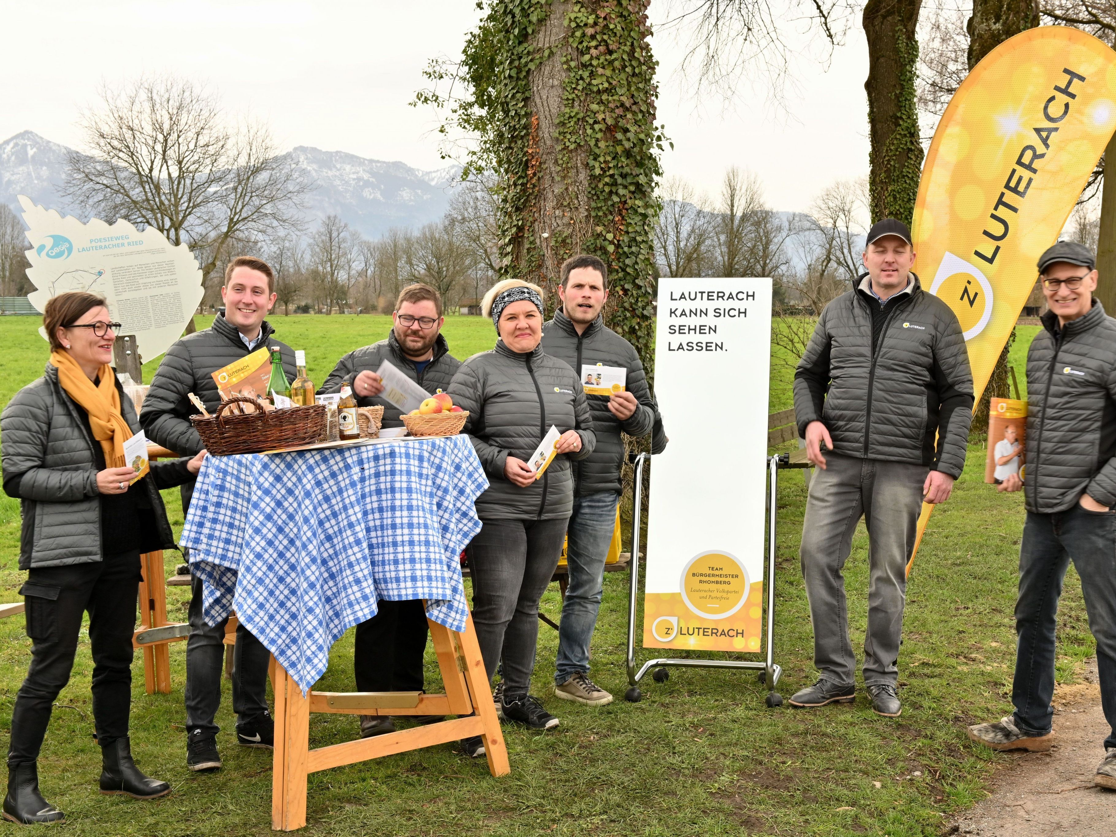 Z´luterach - Team Bürgermeister Rhomberg auf Lauterach-Tour Z´luterach - Team Bürgermeister Rhomberg auf Lauterach-Tour