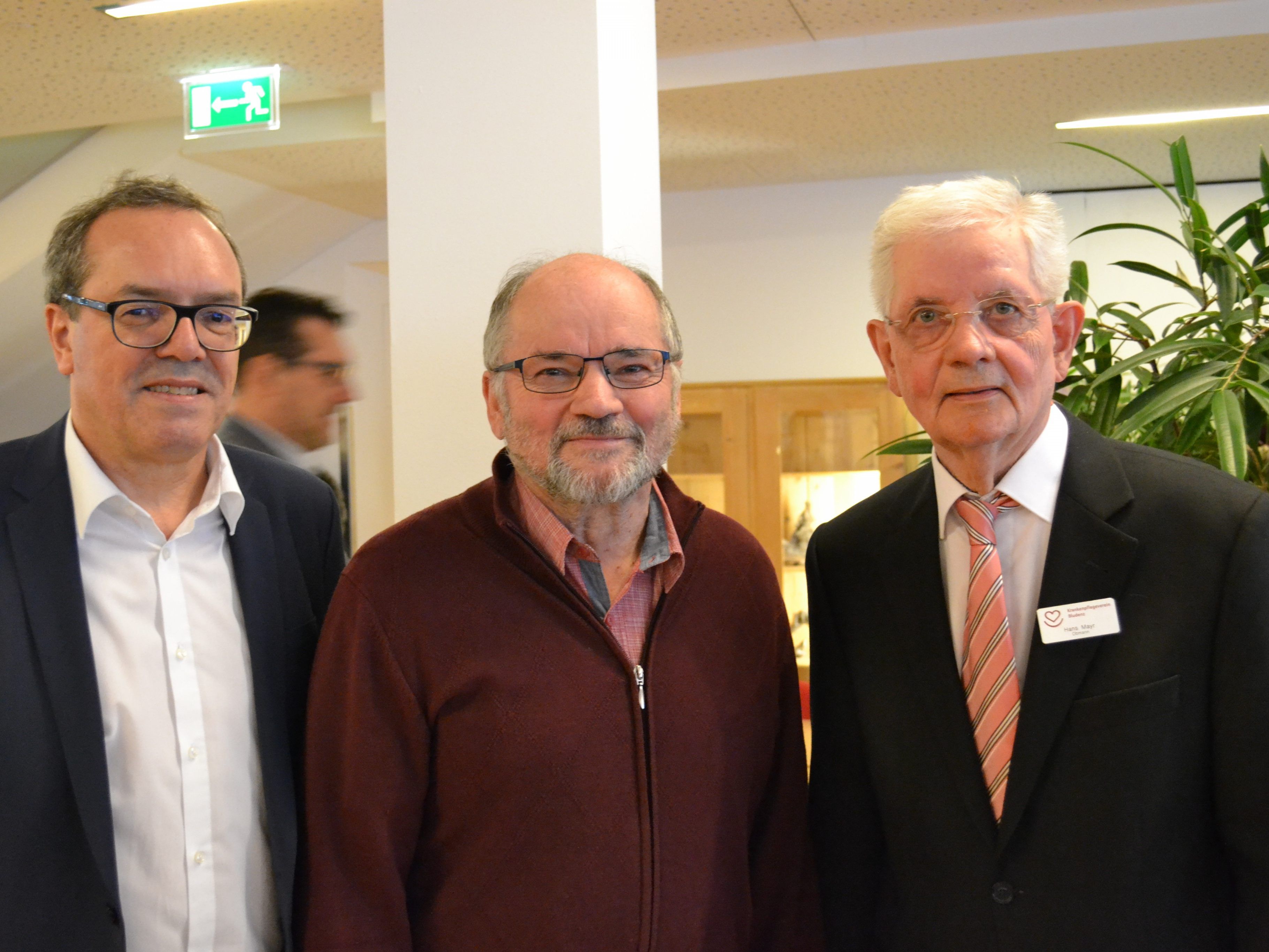 Arno Sprenger, Anton Hartinger und Hans Mayr