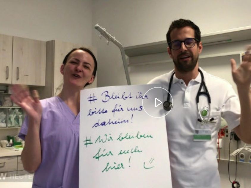 Aus dem Göttlichen Heiland kam eine Videobotschaft zum Coronavirus