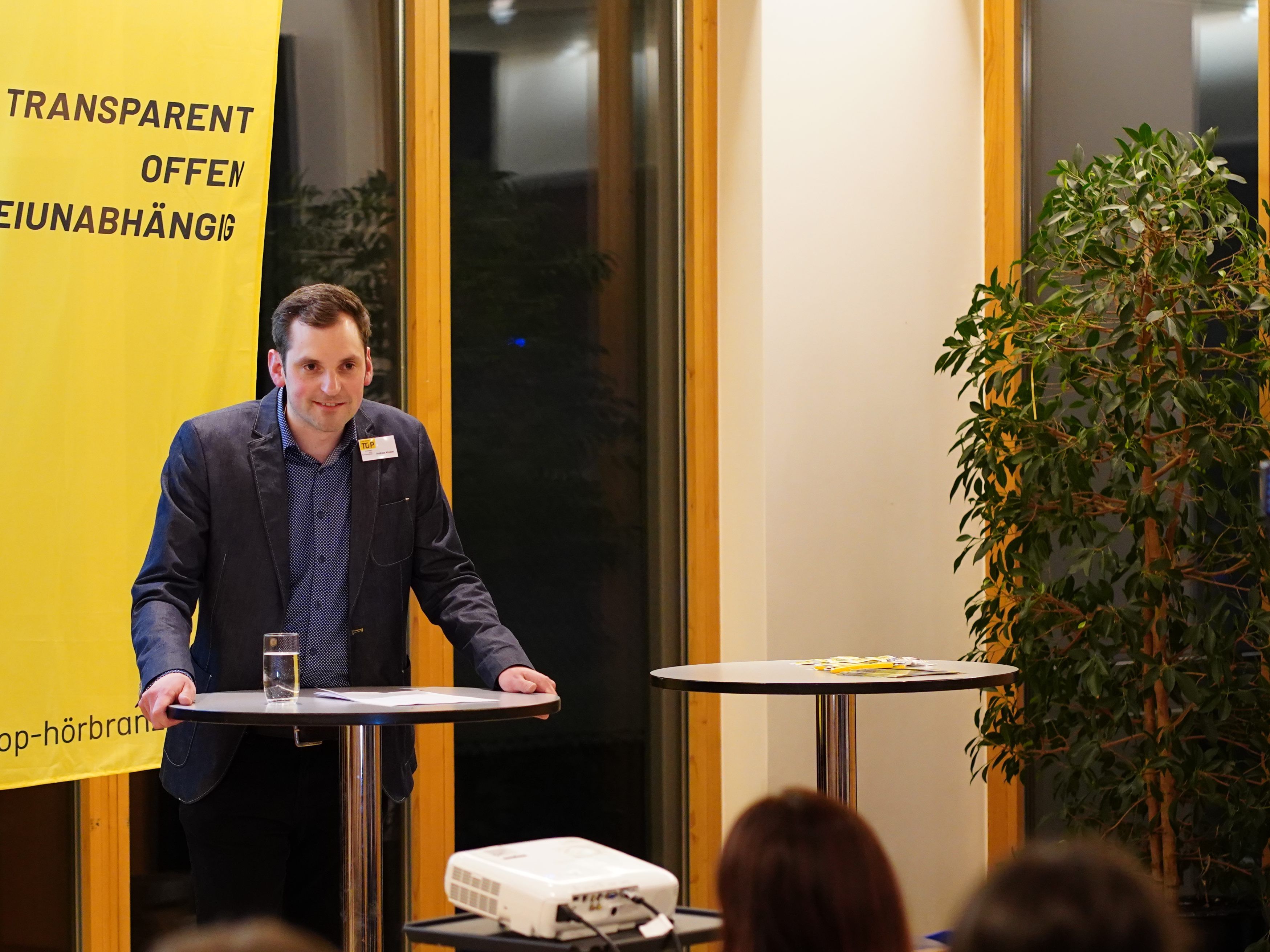 Bürgermeisterkandidat Andreas Kresser - TOP motiviert Bürgermeisterkandidat Andreas Kresser - TOP motiviert